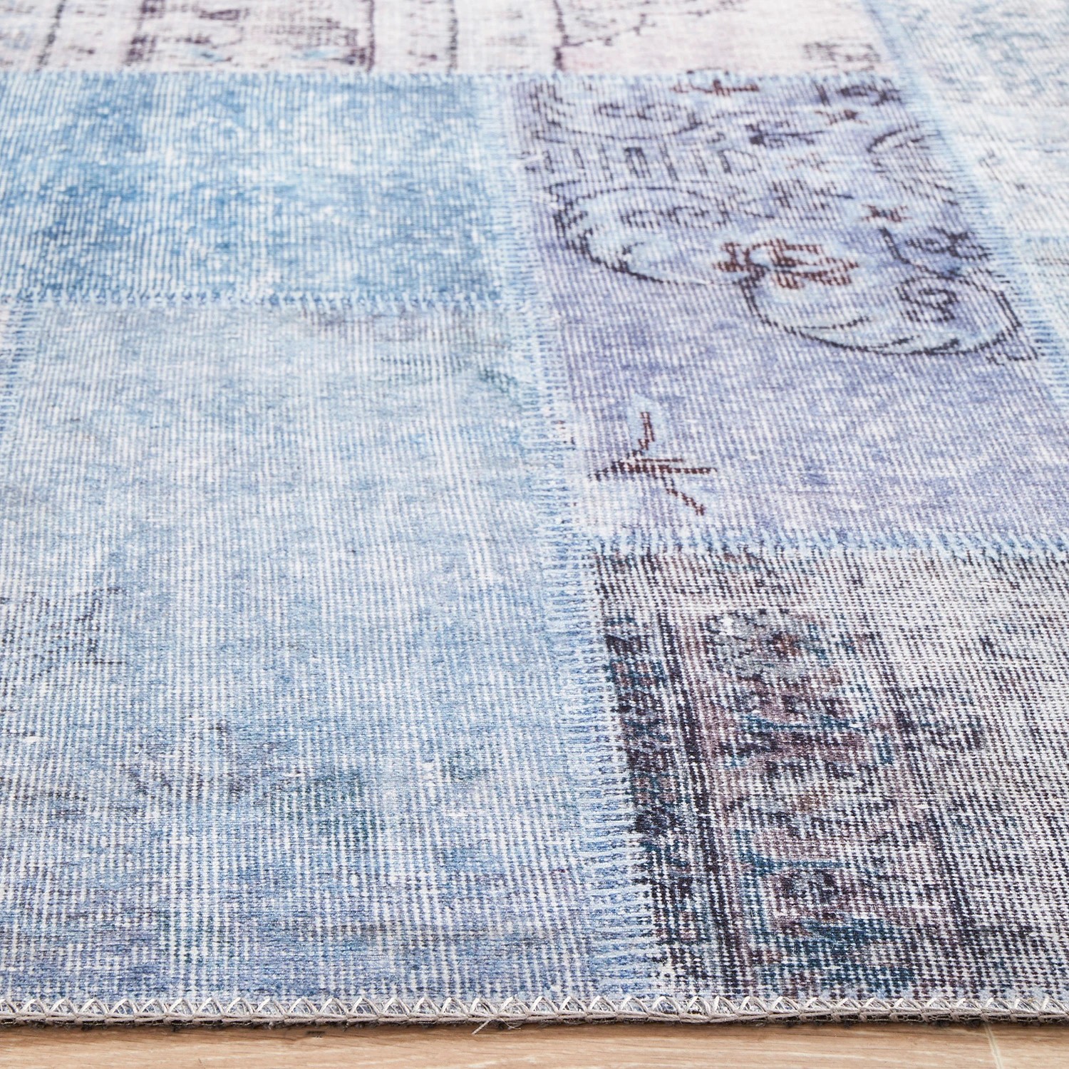 7 Common Ground Rugs Bazaar 121 280x190cm - Large Floor Rug - Blue, 7 of 9