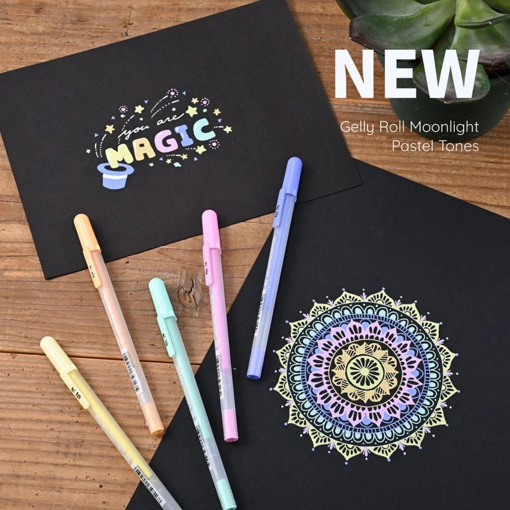 6 Sakura Gelly Roll Gel Pen Moonlight Pastel Orange, 6 of 8