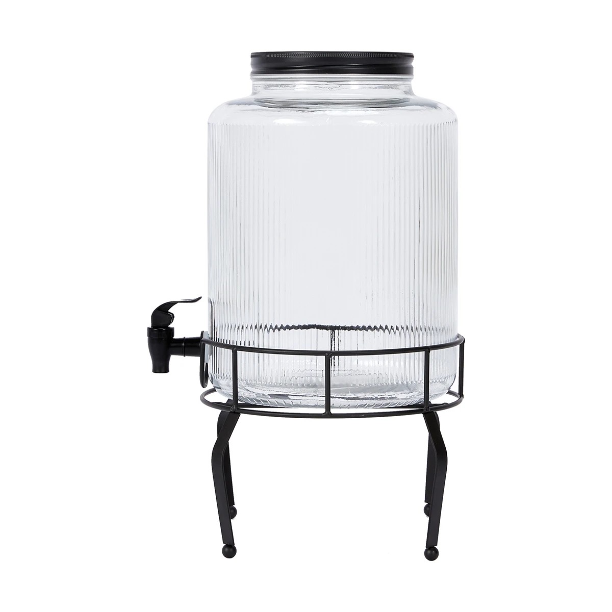 3 Embossed Line Drink Dispenser with Stand, 3 of 5