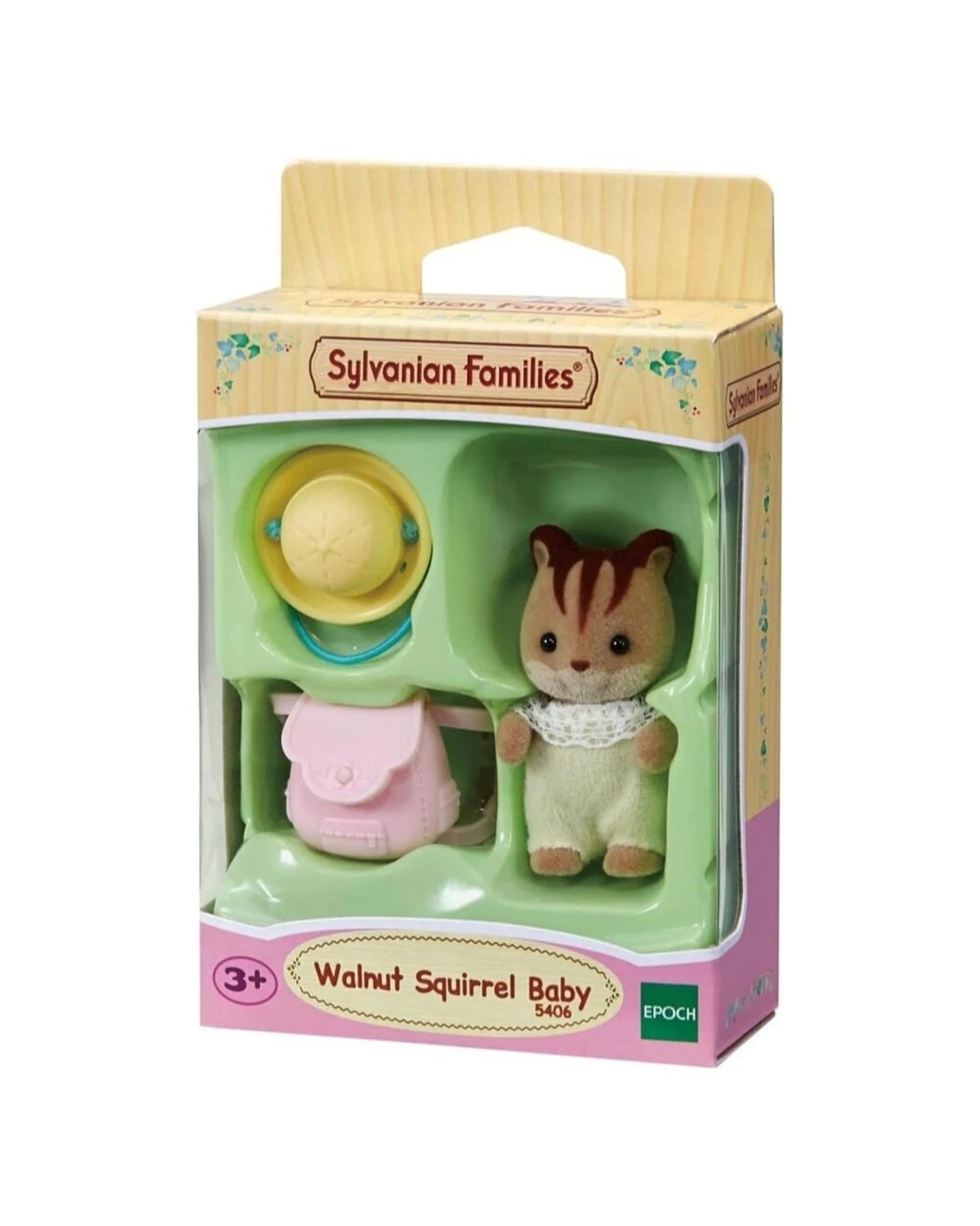 1 Sylvanian Families Walnut Squirrel Baby - 5406, 1 of 3