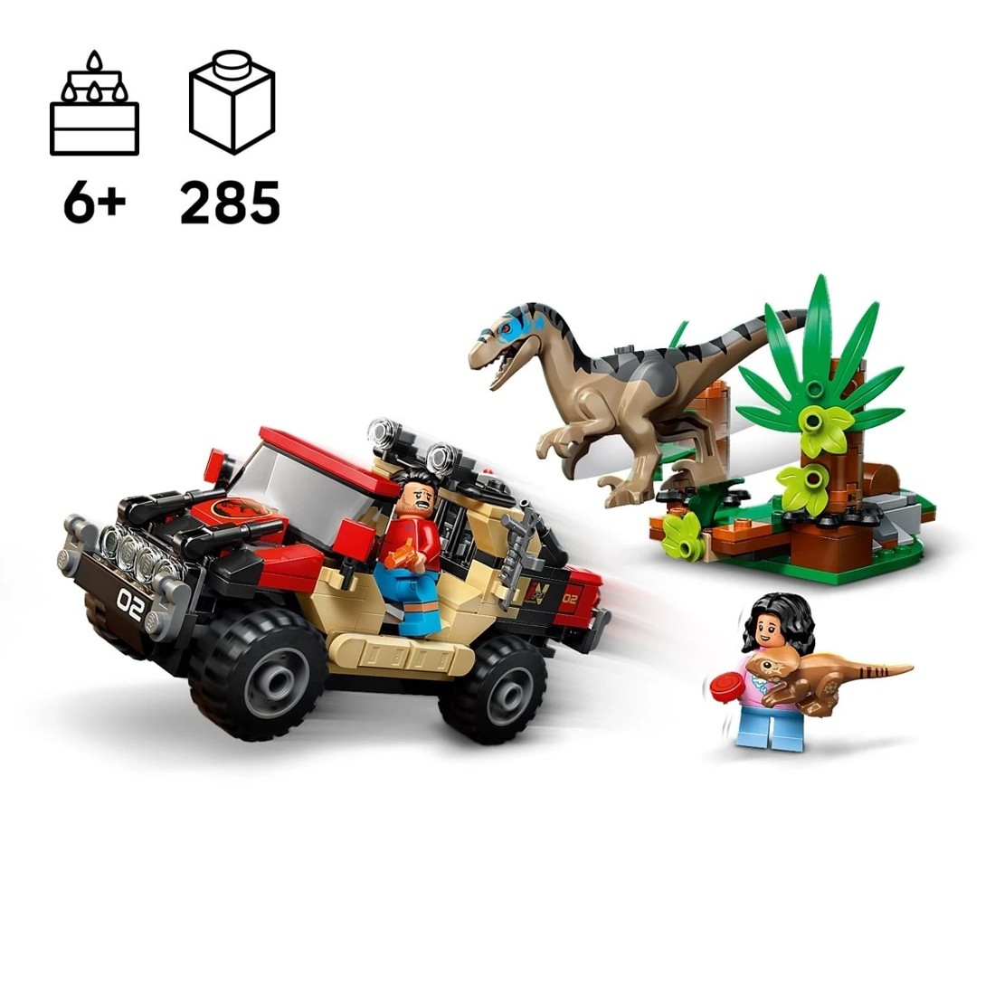 10 LEGO Jurassic World Raptor Off-Road Escape 76972, 10 of 11