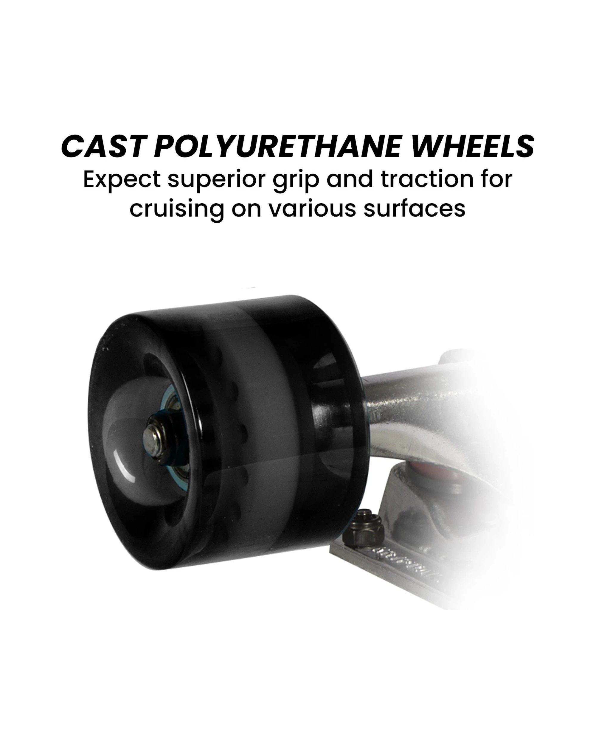 8 Kryptonics 26-inch Skateboard Mini Cutaway Cruiser Board - 89 IS Fine, 8 of 9