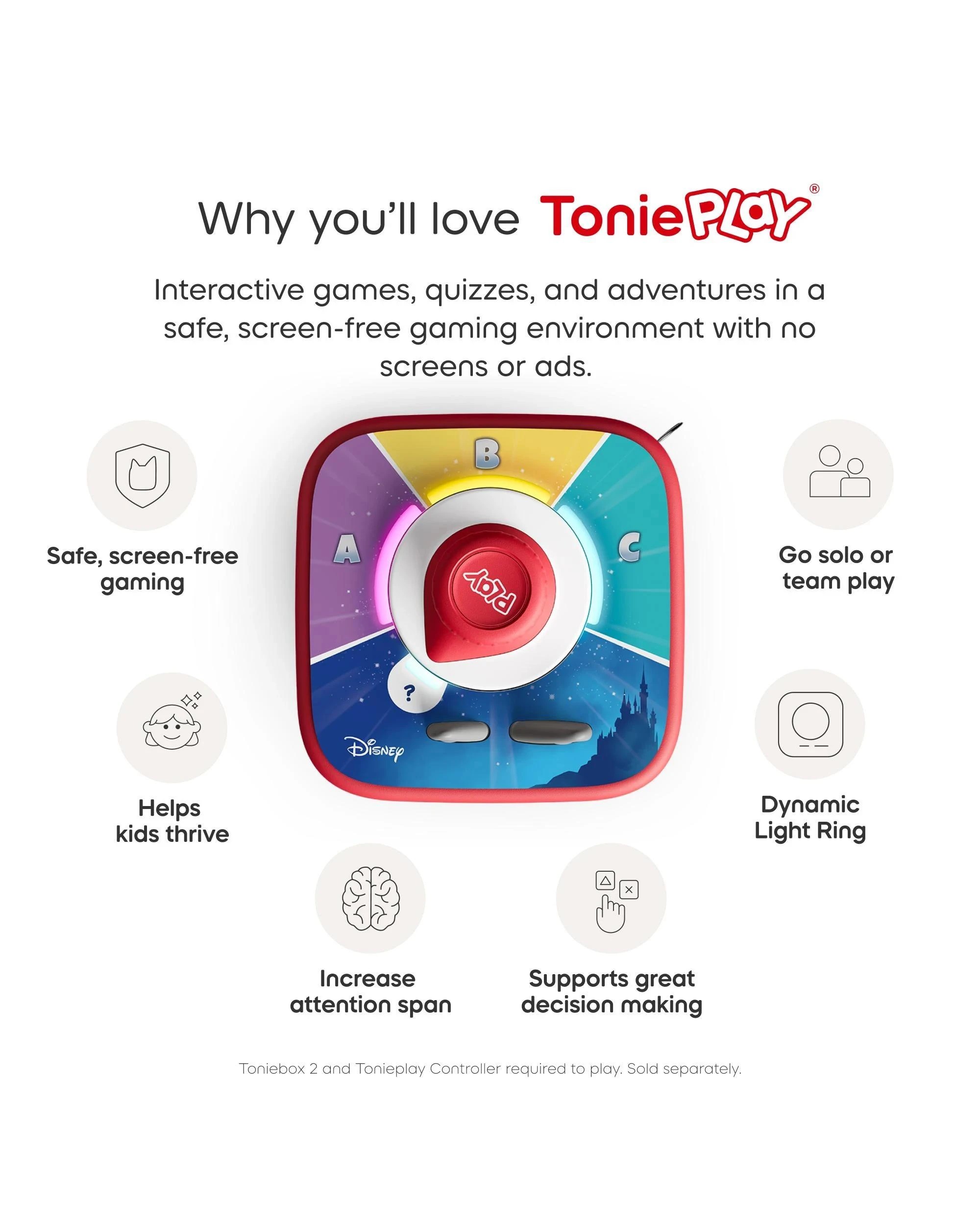 5 Tonies - Tonieplay® Disney: Quiz Kingdom Game - Multi, 5 of 8