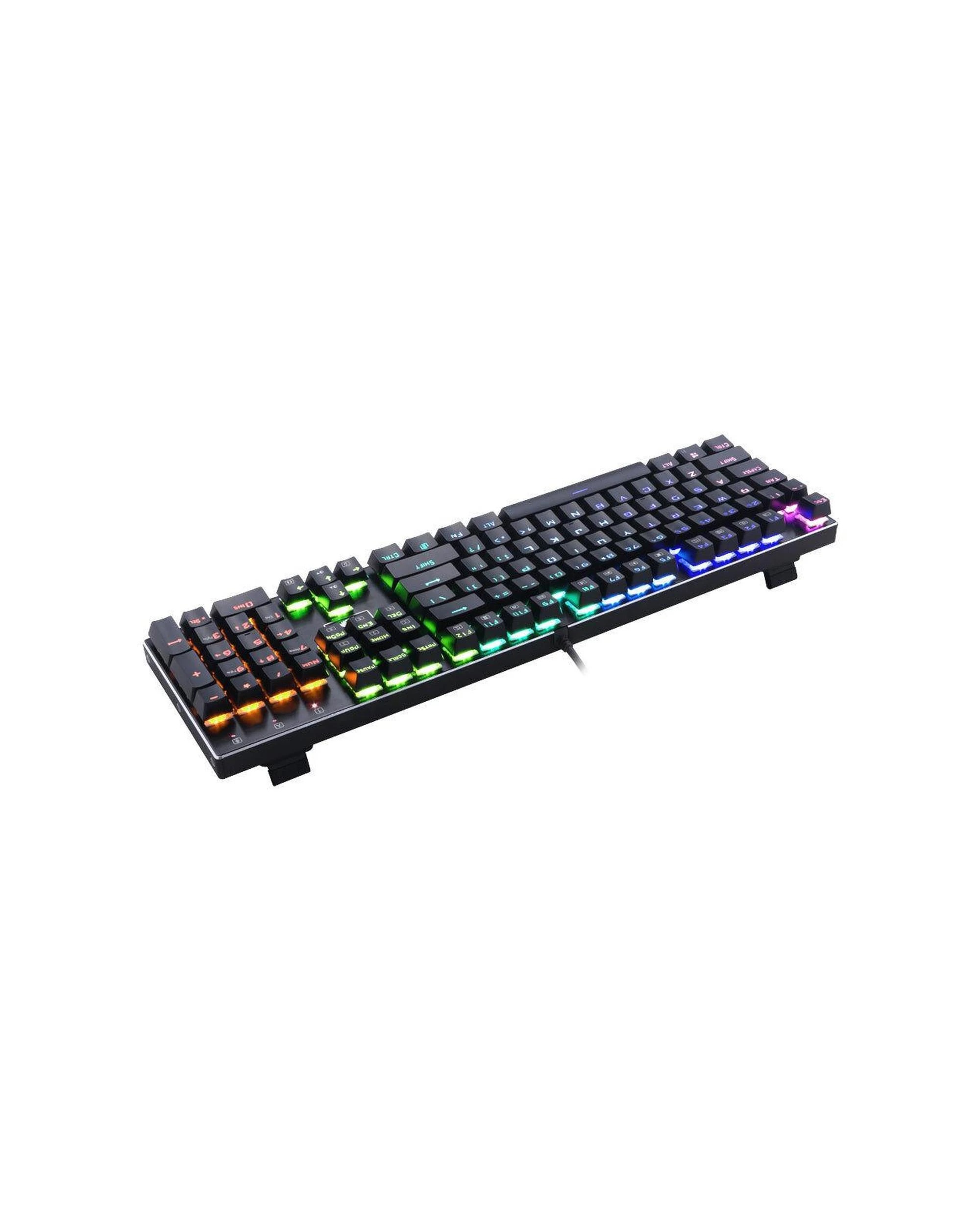 3 Redragon K556RGB Devarajas Black Metal FullSize Wired Mechanical Keyboard, 3 of 8