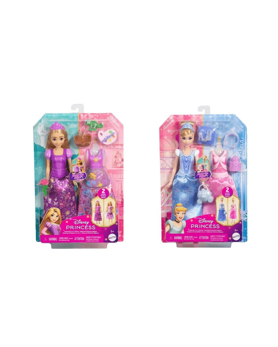 1 Disney Princess 2-in-1 Stories Fashion Doll - Assorted, 1 of 6