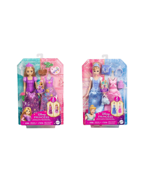 Disney Princess 2-in-1 Stories Fashion Doll - Assorted