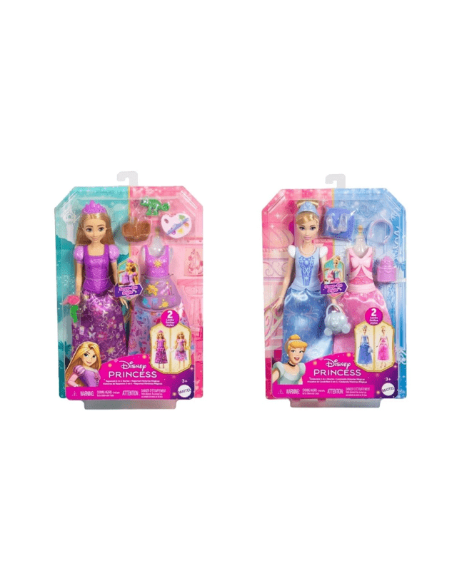 Disney Princess 2-in-1 Stories Fashion Doll - Asso
