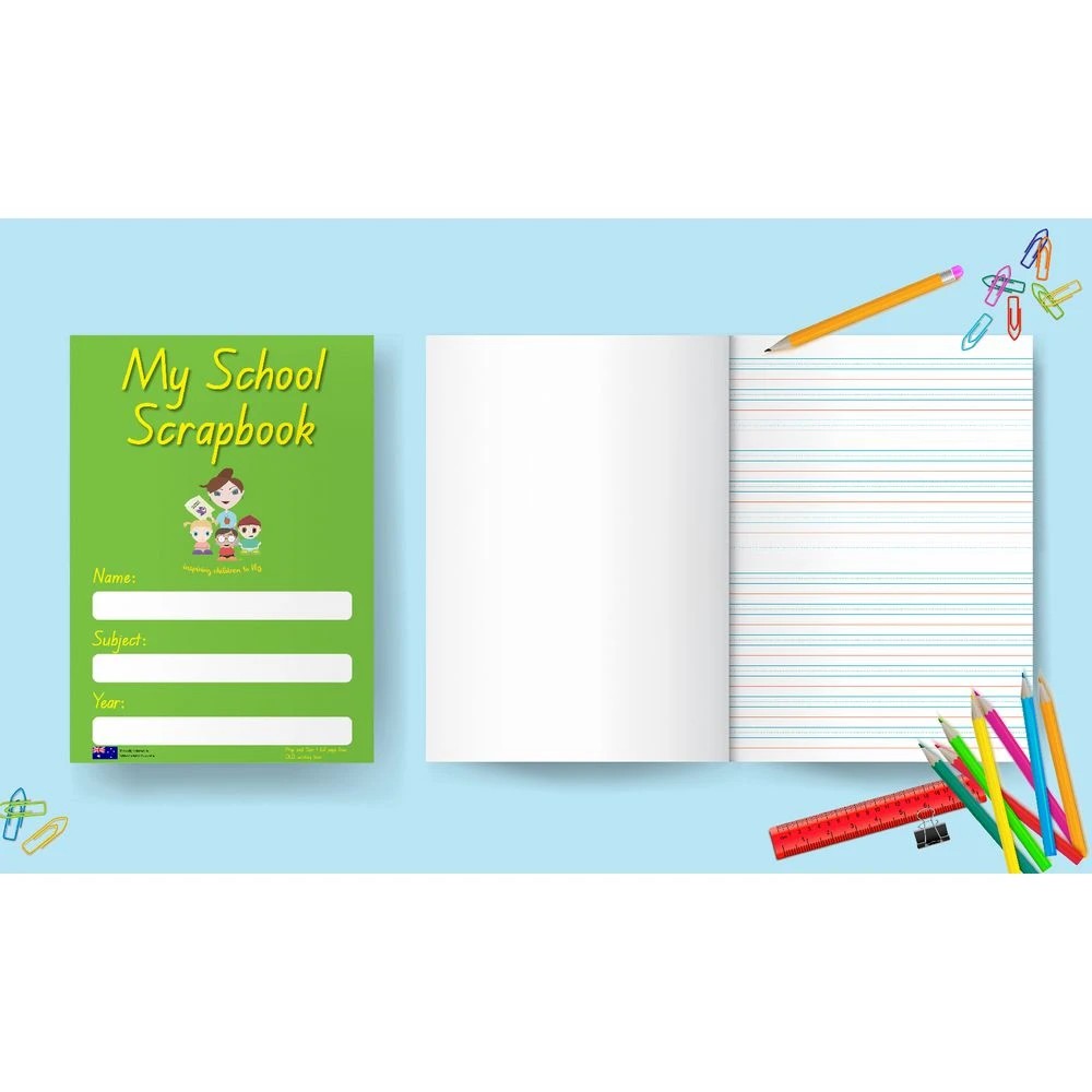 2 My School Scrapbook Prep-Year 1 QLD Full Page Green, 2 of 2