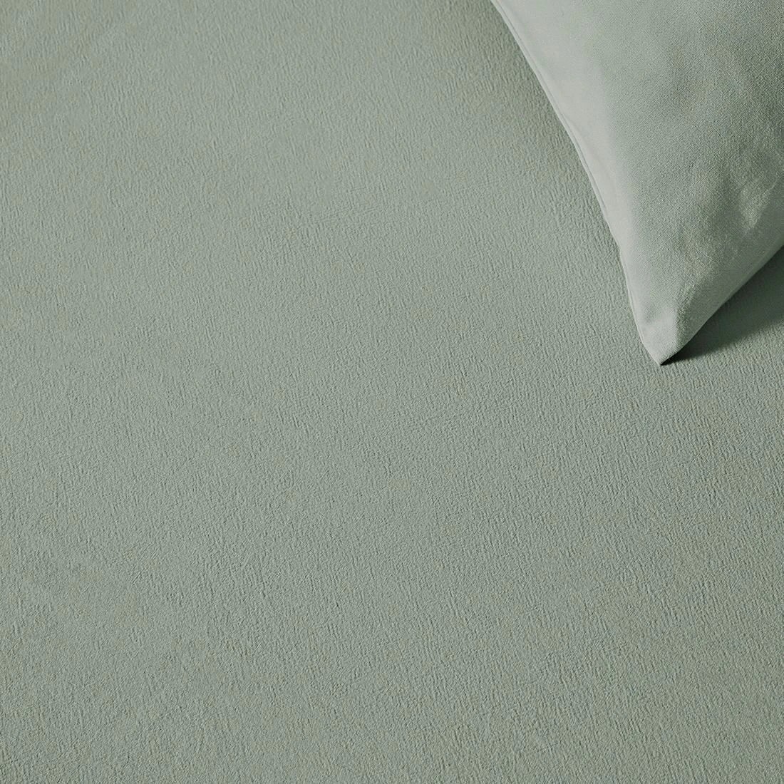 4 Arlo Stonewash Fitted Sheet - Double Bed - Green, 4 of 5