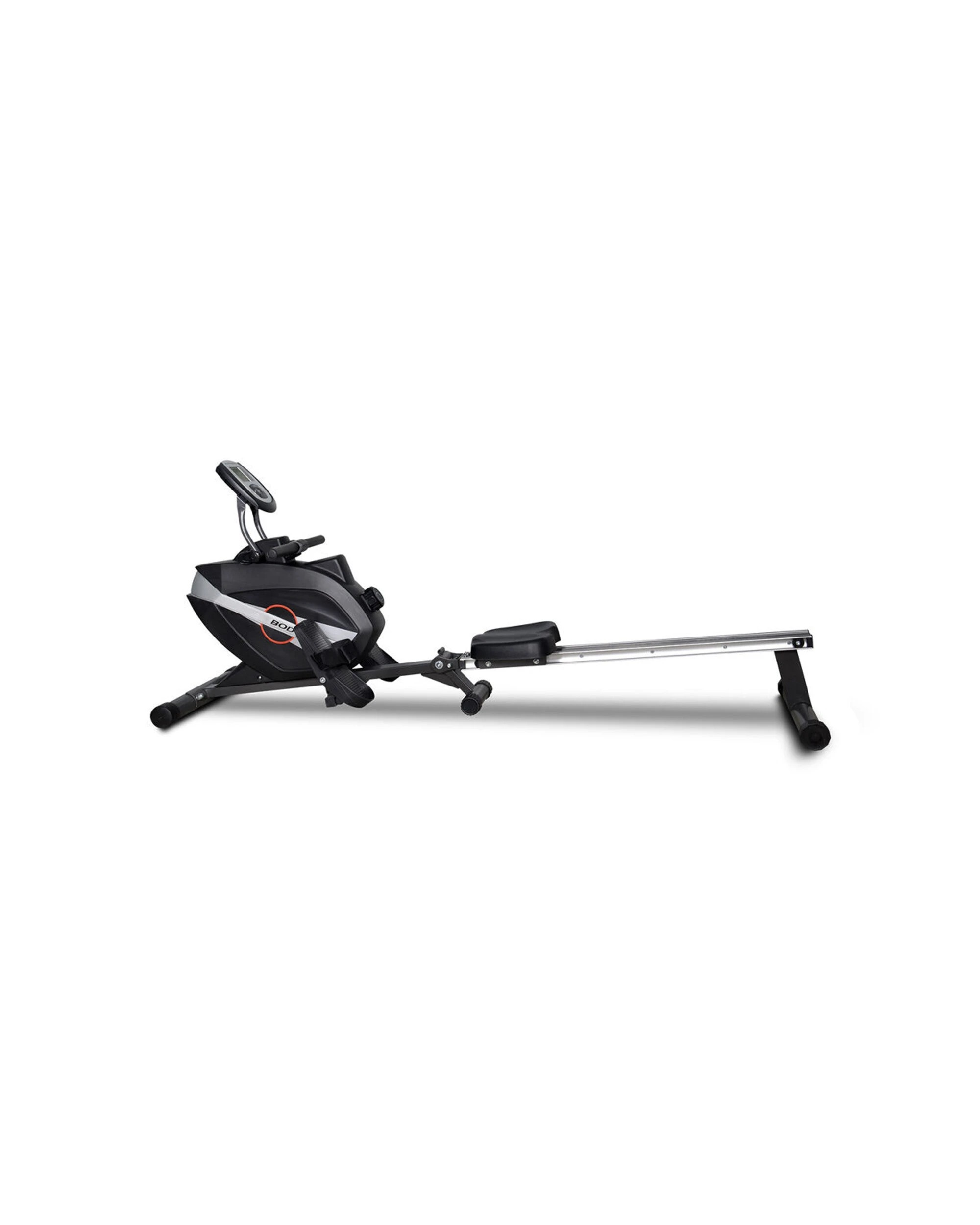 3 Bodyworx Manual Mag Rower Rowing Machine 8 Level Tension Transport Wheels - Black, 3 of 3