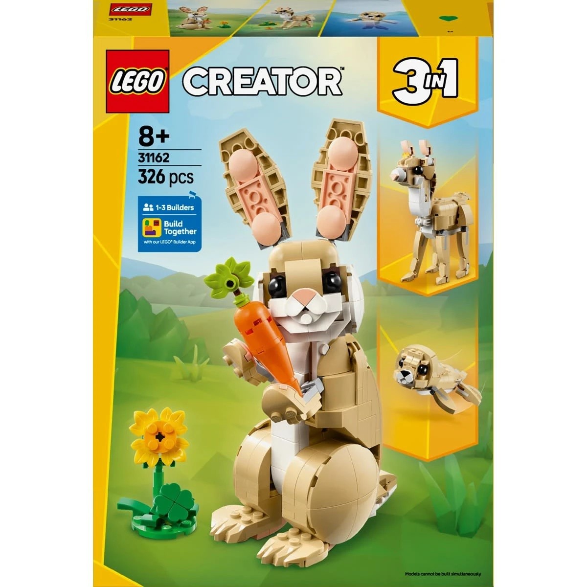 1 LEGO Creator 3-in-1 Cute Bunny 31162, 1 of 10