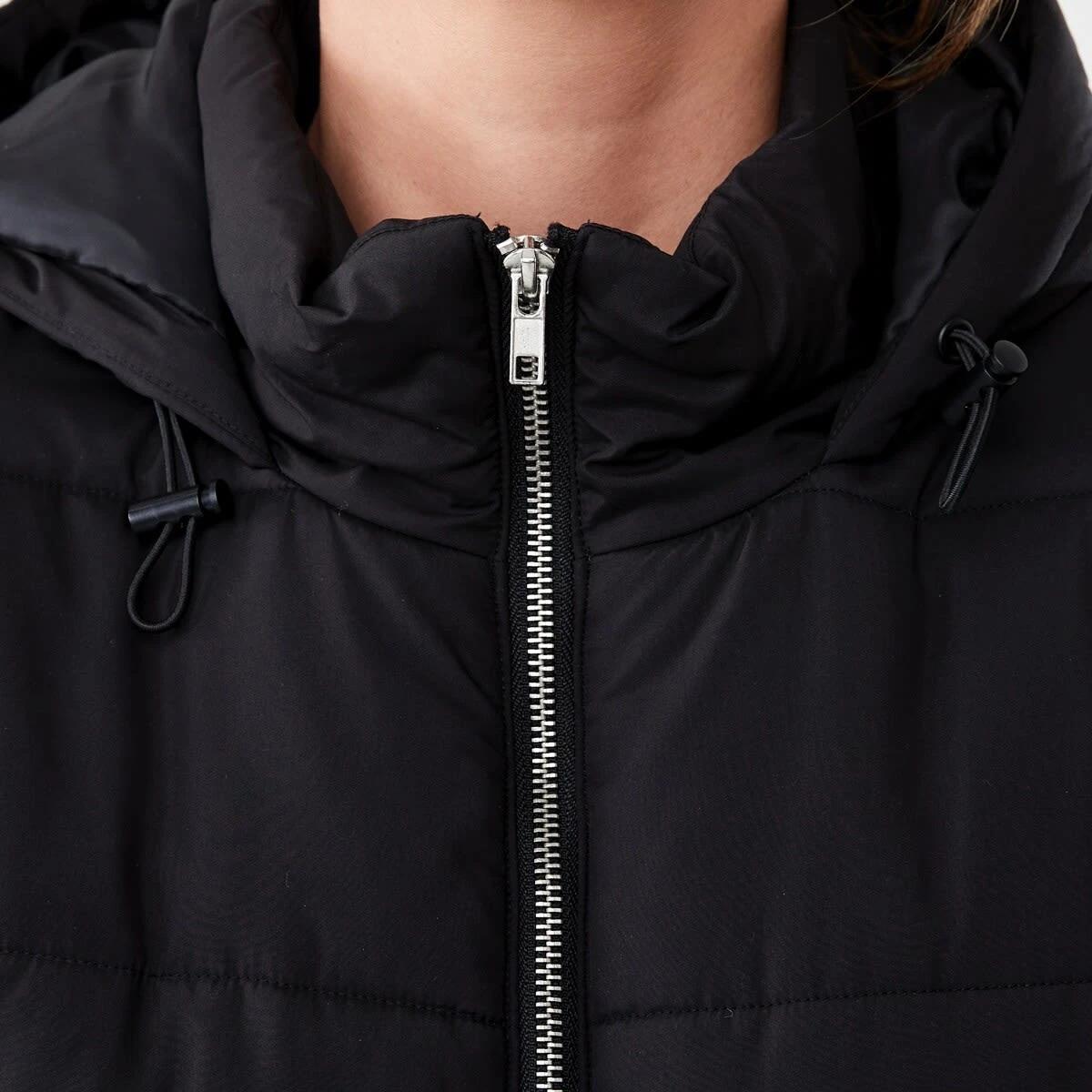 6 Mid Length Puffer Jacket Black, 6 of 7
