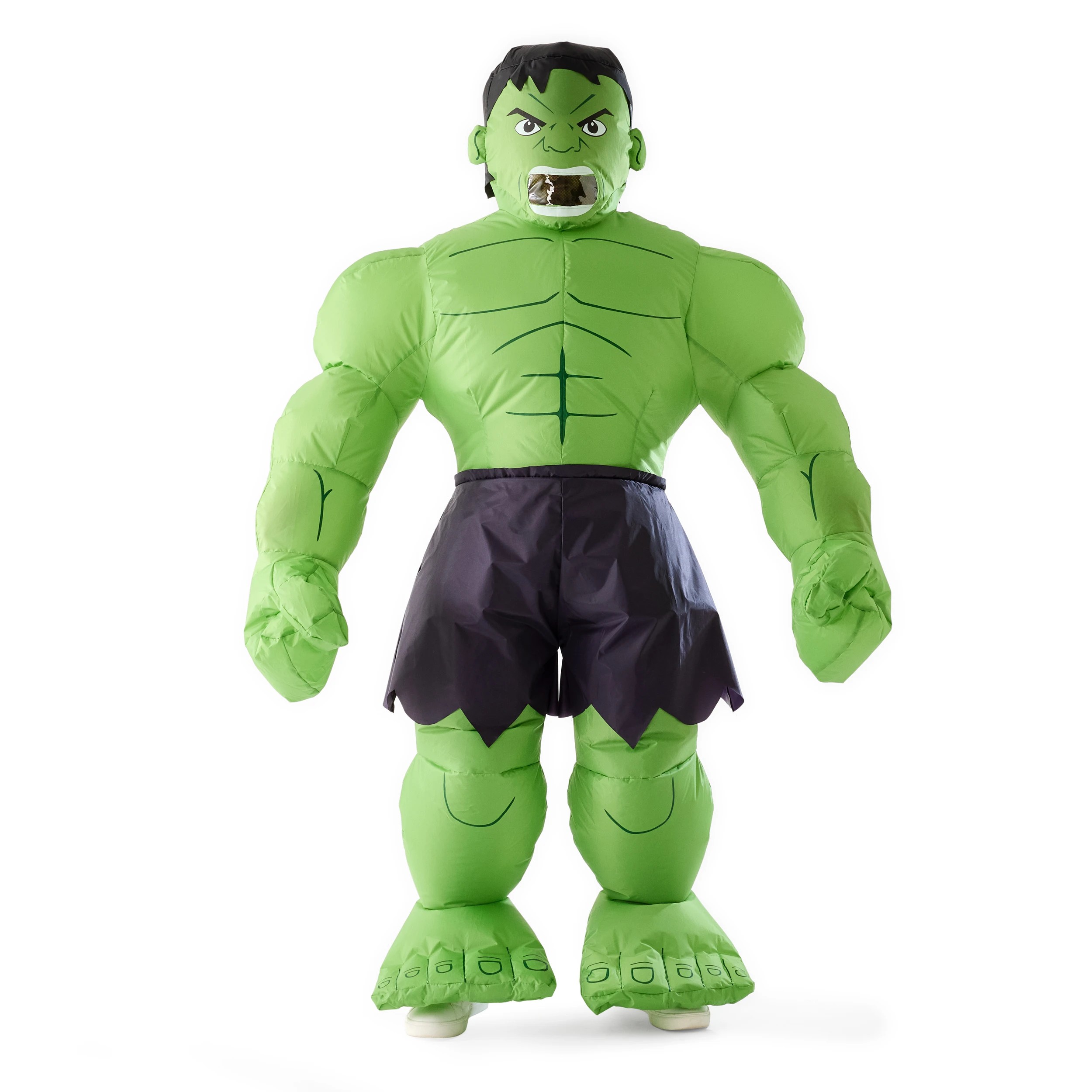 1 Marvel Avengers Hulk Inflatable Costume - Adult, 1 of 10