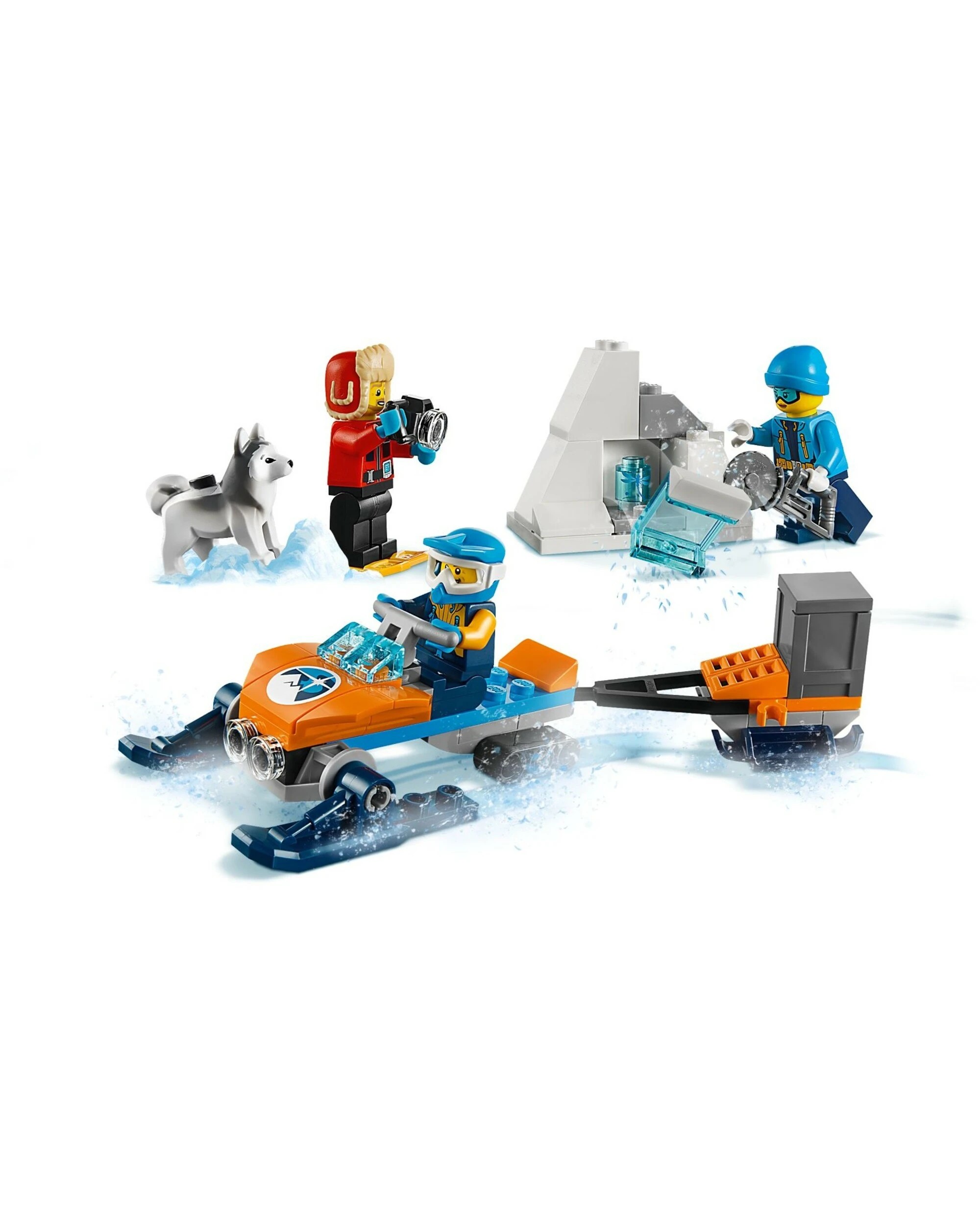 2 LEGO 60191 Arctic Exploration Team Snowmobile Set with Minifigures, 2 of 4