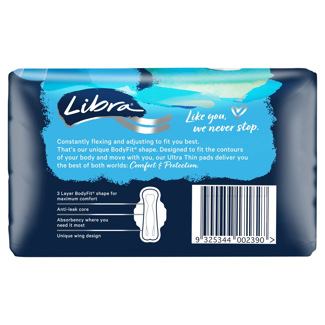3 Libra 20 Pack Ultra Thin Regular Pads, 3 of 3