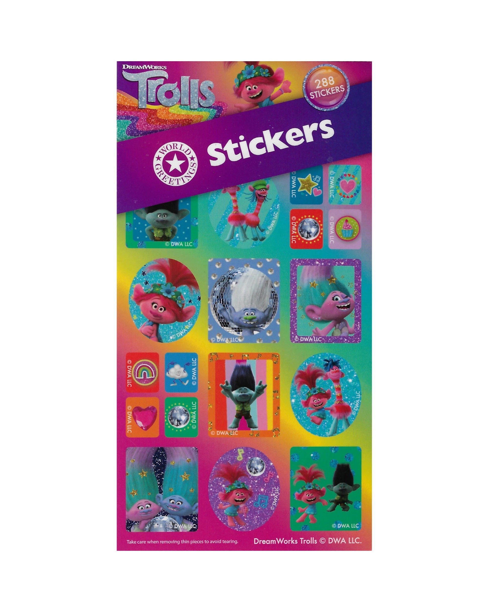 1 Trolls Trolls Sticker Book 12 Sheets, 1 of 1