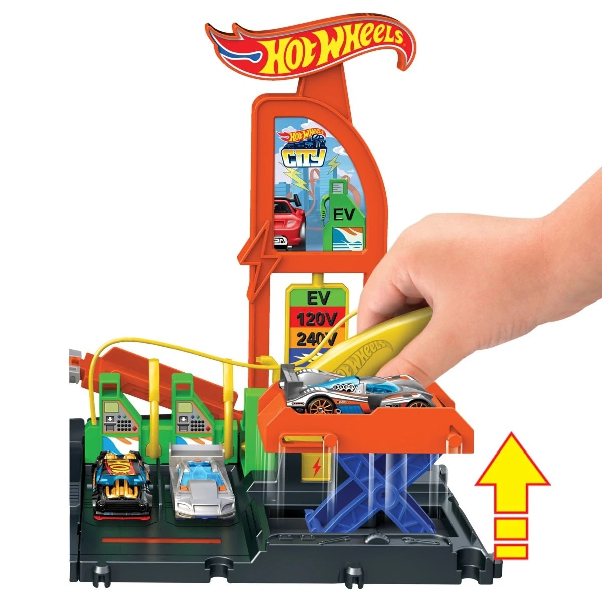 6 Hot Wheels City Super Recharge Fuel Station, 6 of 6