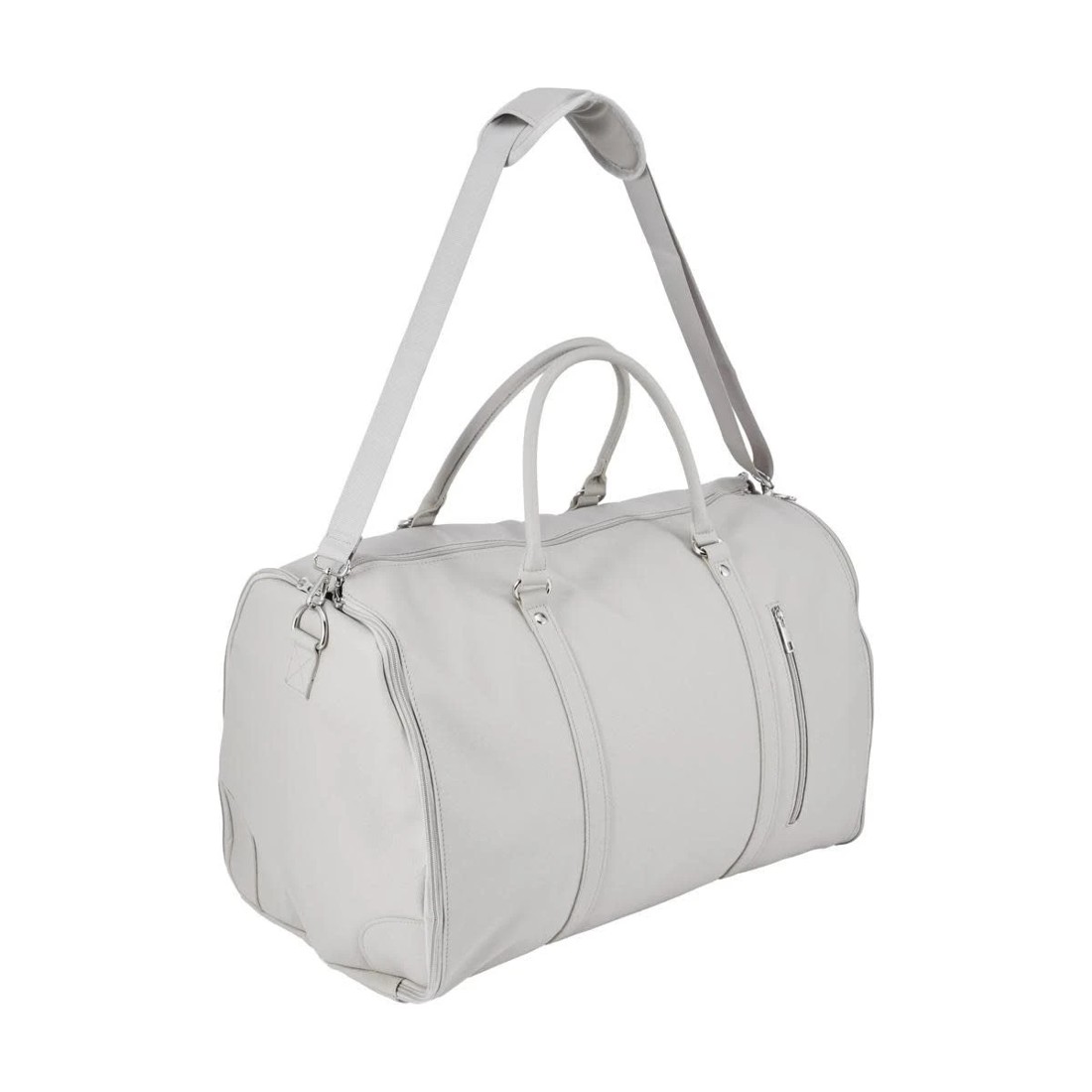 1 2-in-1 Garment Duffle Bag - Beige, 1 of 6