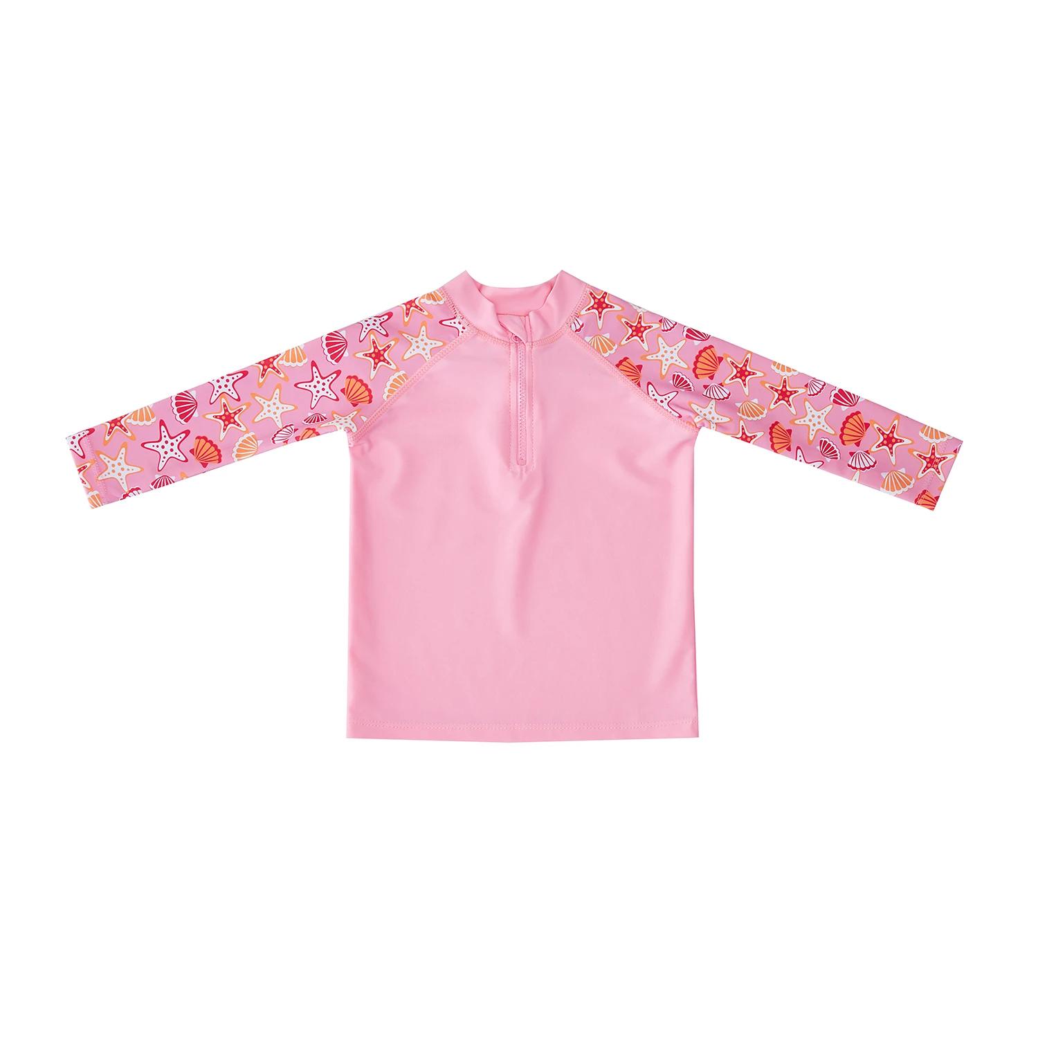 3 Big Softies 3 PC Long Sleeve Rashie, Shorts & Hat, Starfish PINK STARFISH, 3 of 7