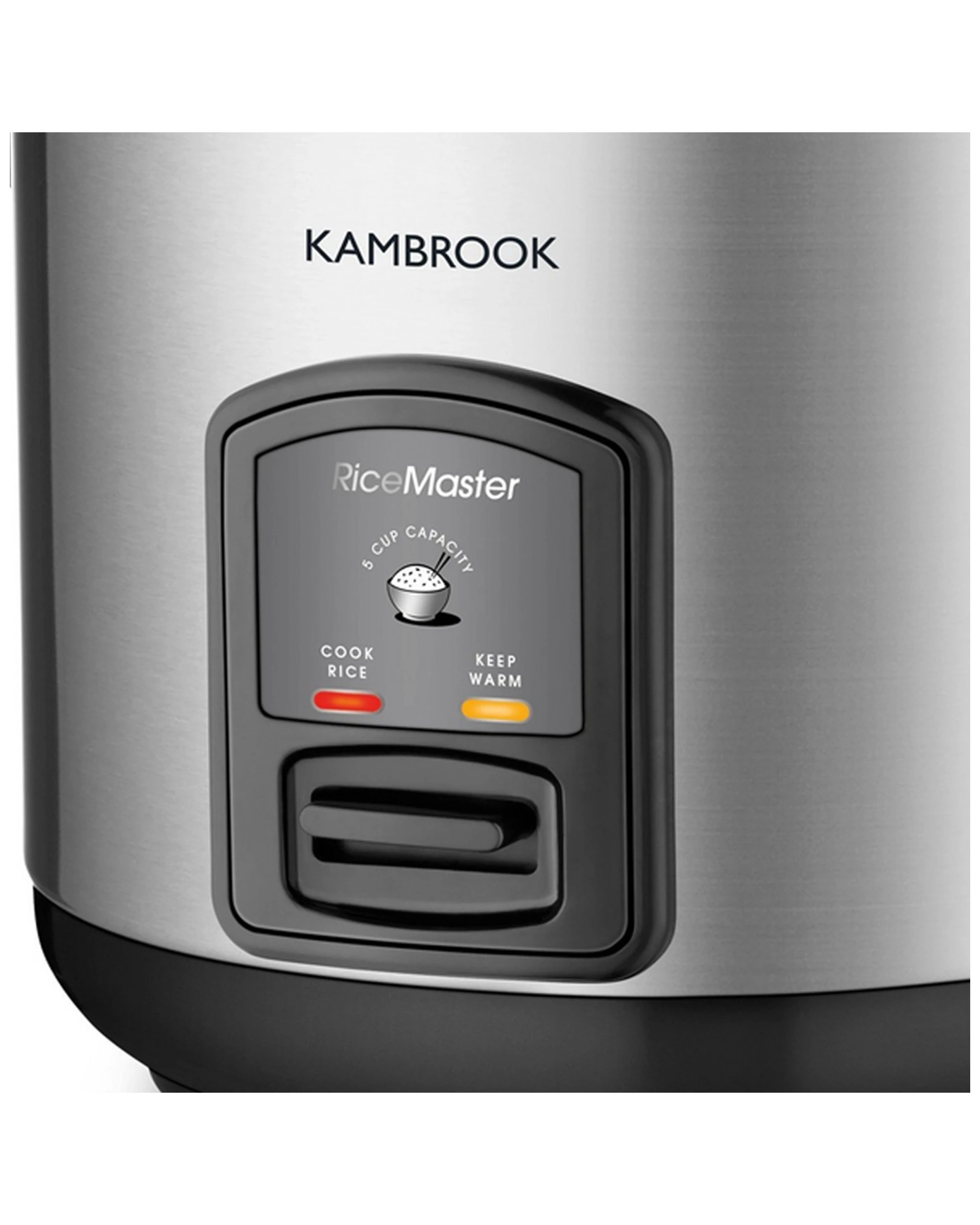 3 Kambrook Rice Master Electric 5 Cup Rice Cooker/steamer Serving Spoon/measuring
 - Silver, 3 of 3