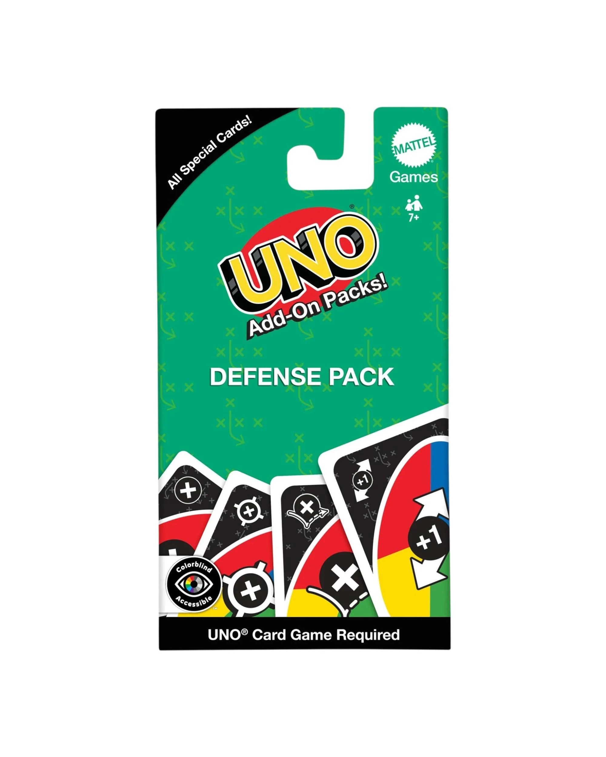 1 UNO Add-On Packs Defense Pack Card Game, 1 of 4