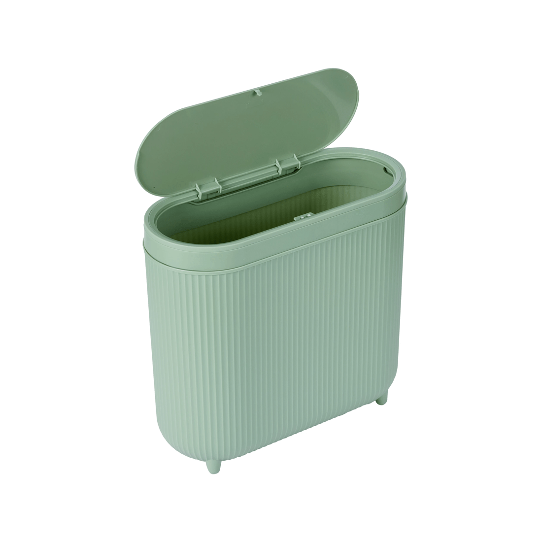 3 8L Push Top Bin - Sage, 3 of 7