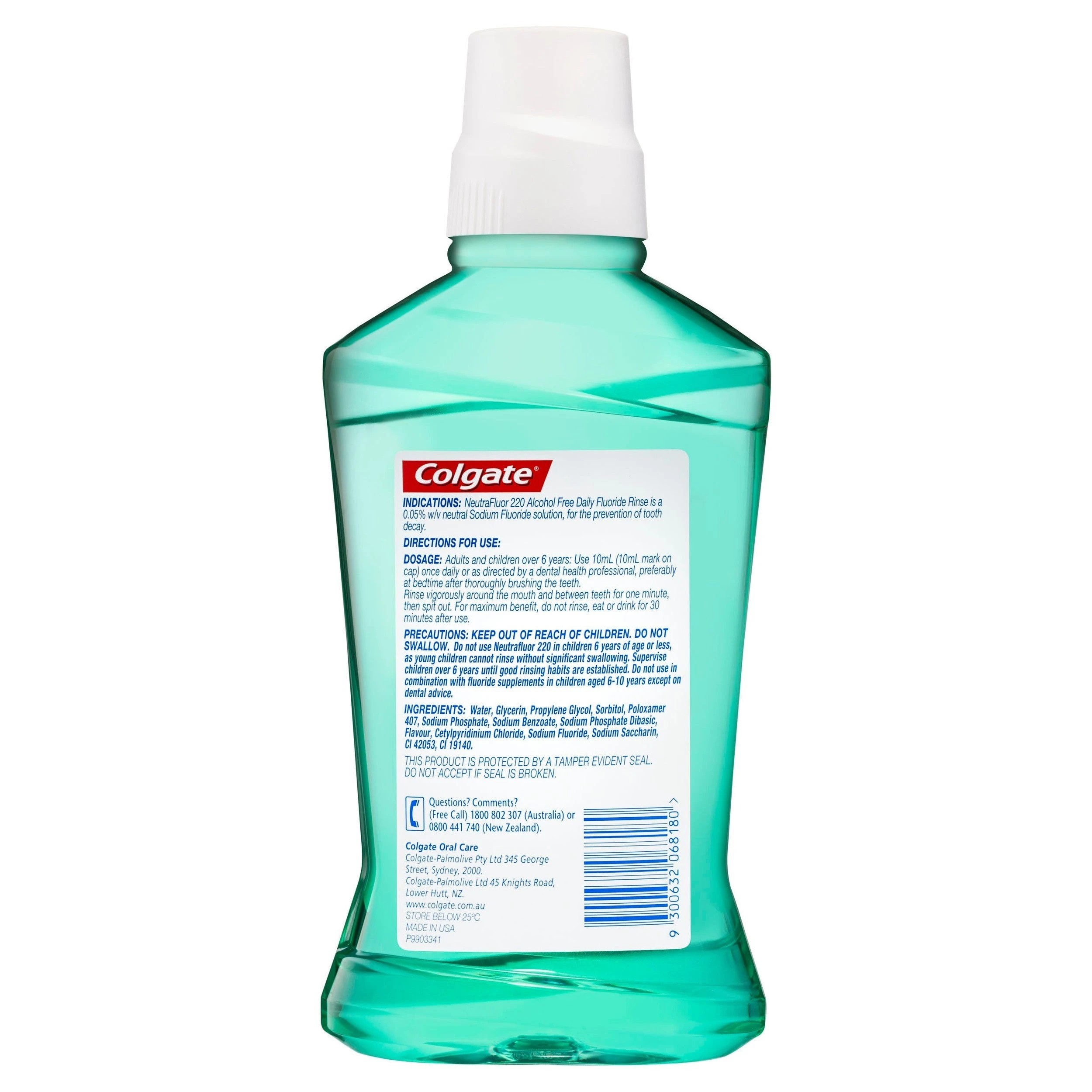 2 Colgate NeutraFluor 220 Daily Fluoride Mouthwash Mint 473mL, 2 of 2