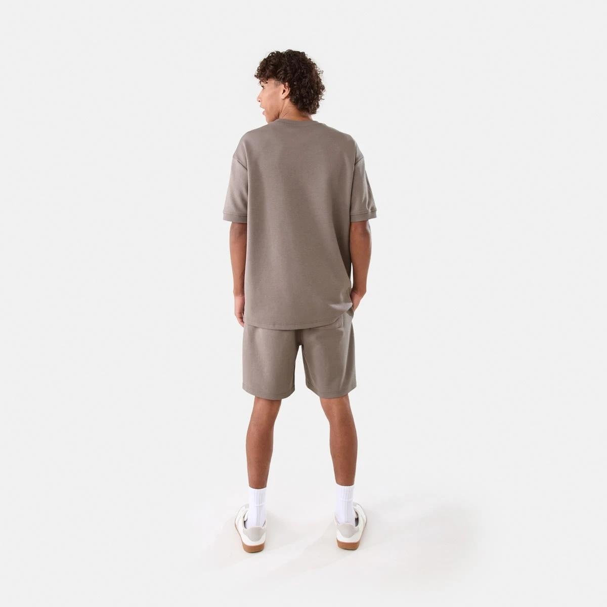 4 Oversized Interlock T-shirt DRIFT BROWN, 4 of 7