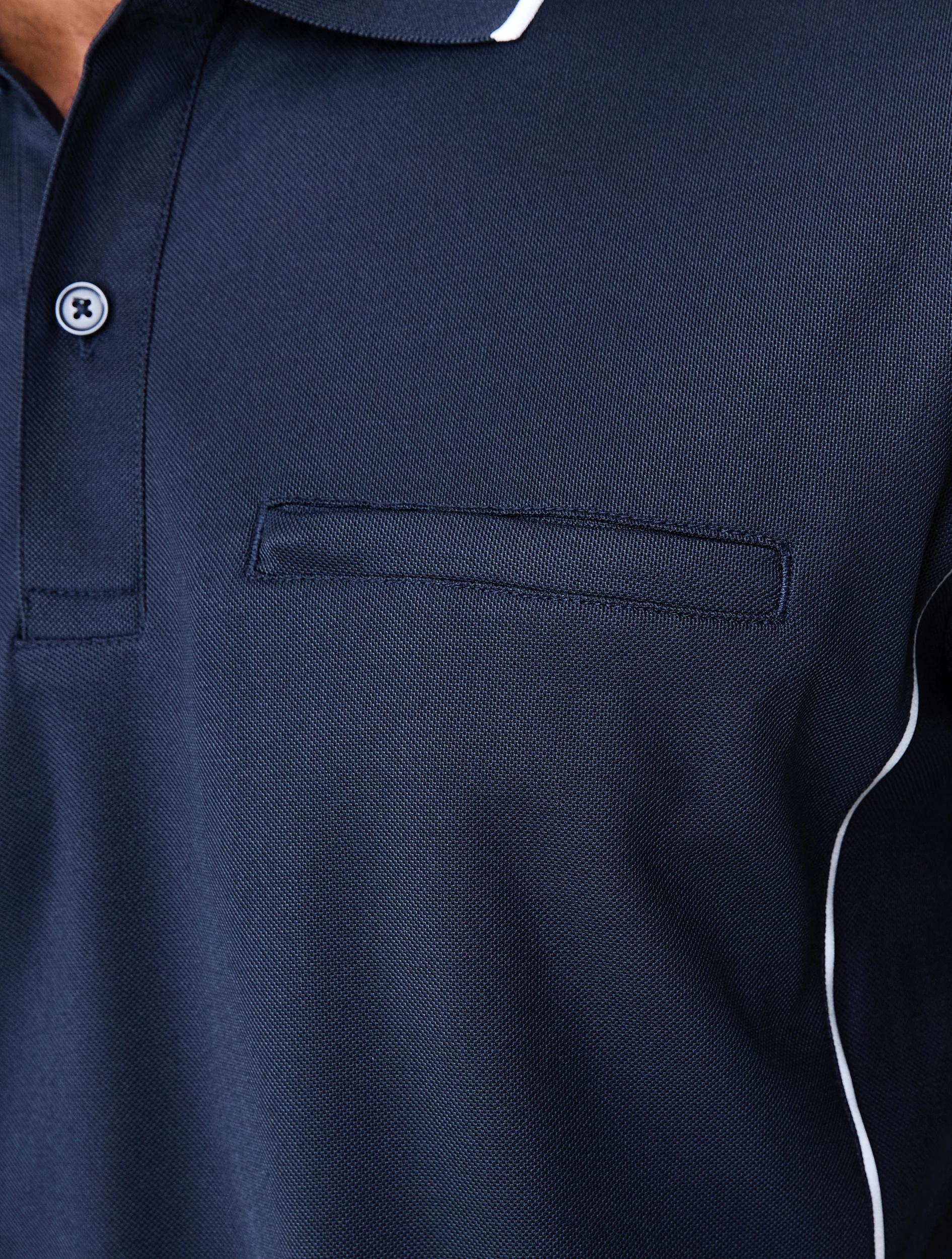 6 Workwear Short Sleeve Polo Shirt SKY CAPTAIN, 6 of 7