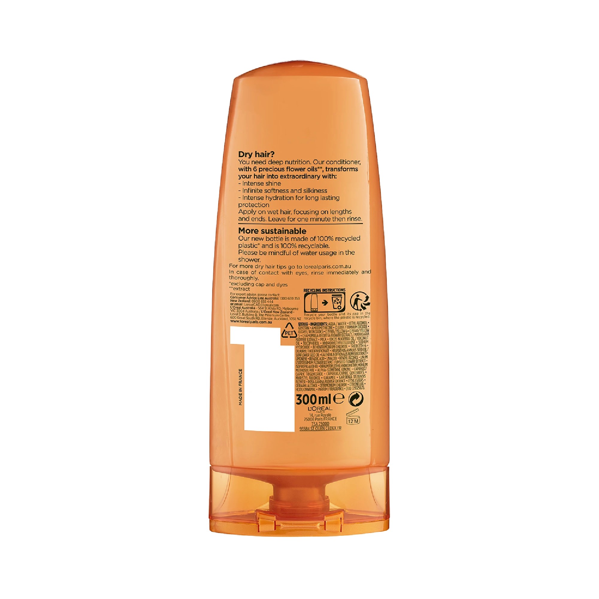 3 L'Oreal Paris Elvive Extraordinary Oil Nourishing Conditioner 300ml - Precious Flower Oils, 3 of 5