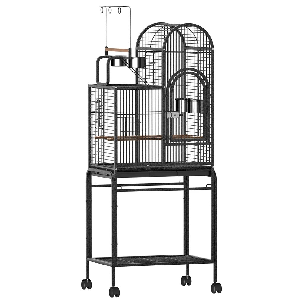 1 i.Pet Bird Cage 153cm Large Aviary - Black, 1 of 6