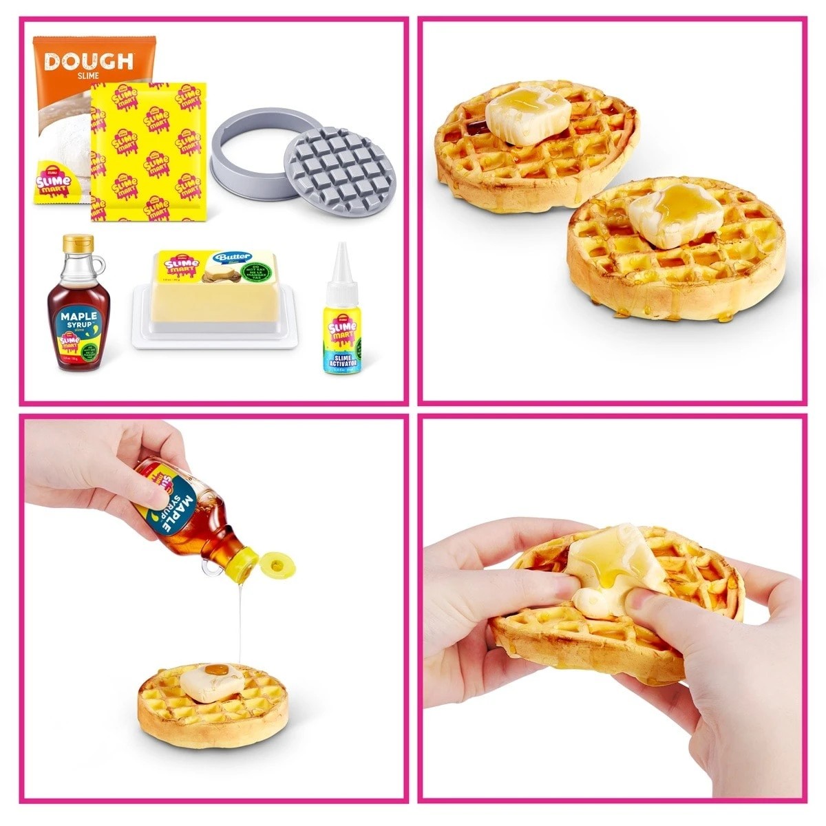 7 9 Piece Zuru Slime Mart Make Your Own Realistic Slime Food Playset - Waffles, 7 of 8
