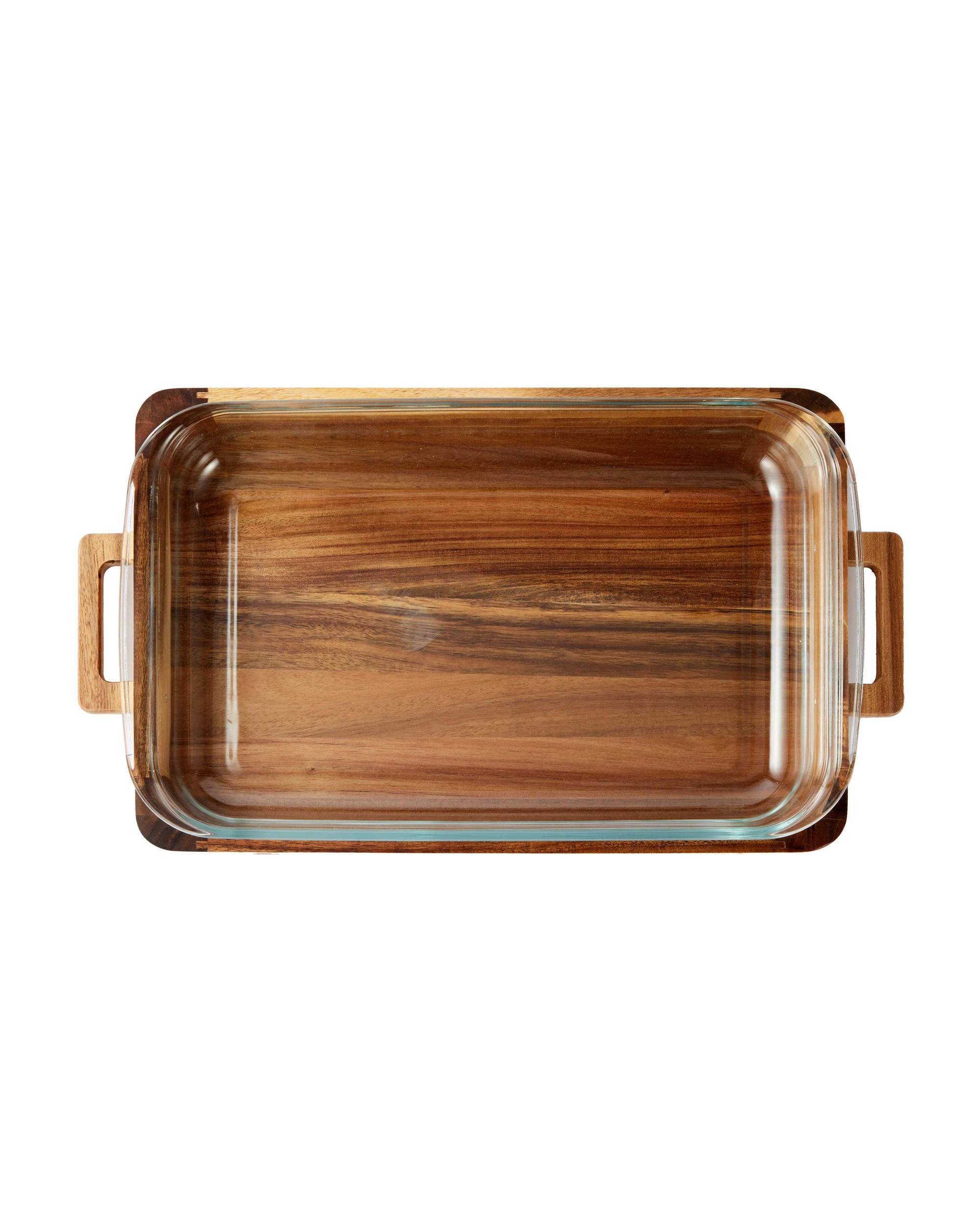 3 3L Acacia and Glass Baking Dish, 3 of 6