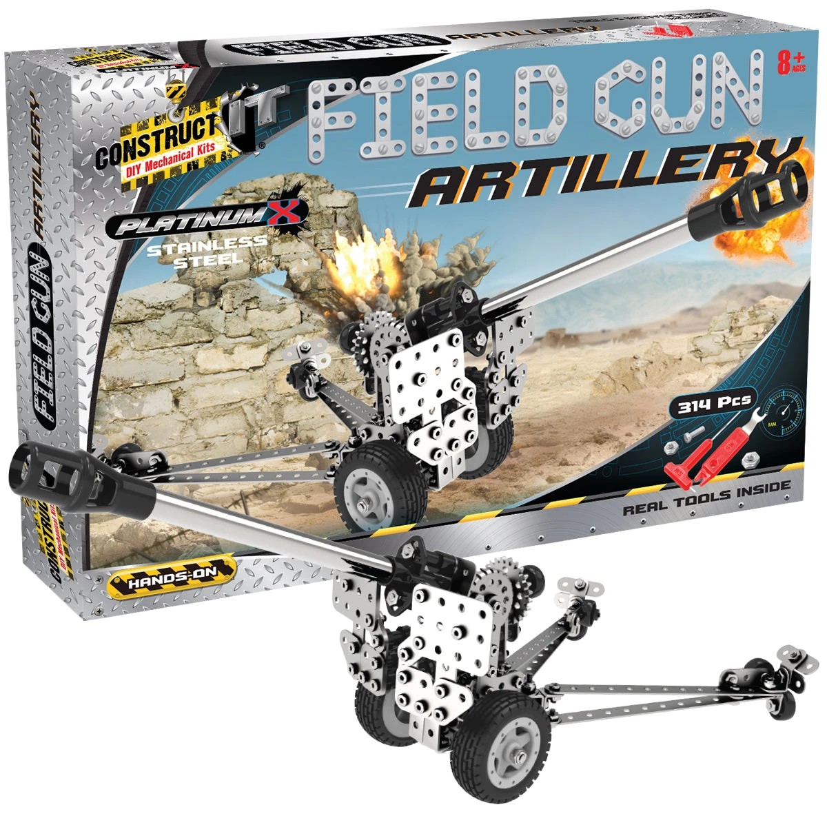 3 Construct-It Field Gun Artillery, 3 of 5
