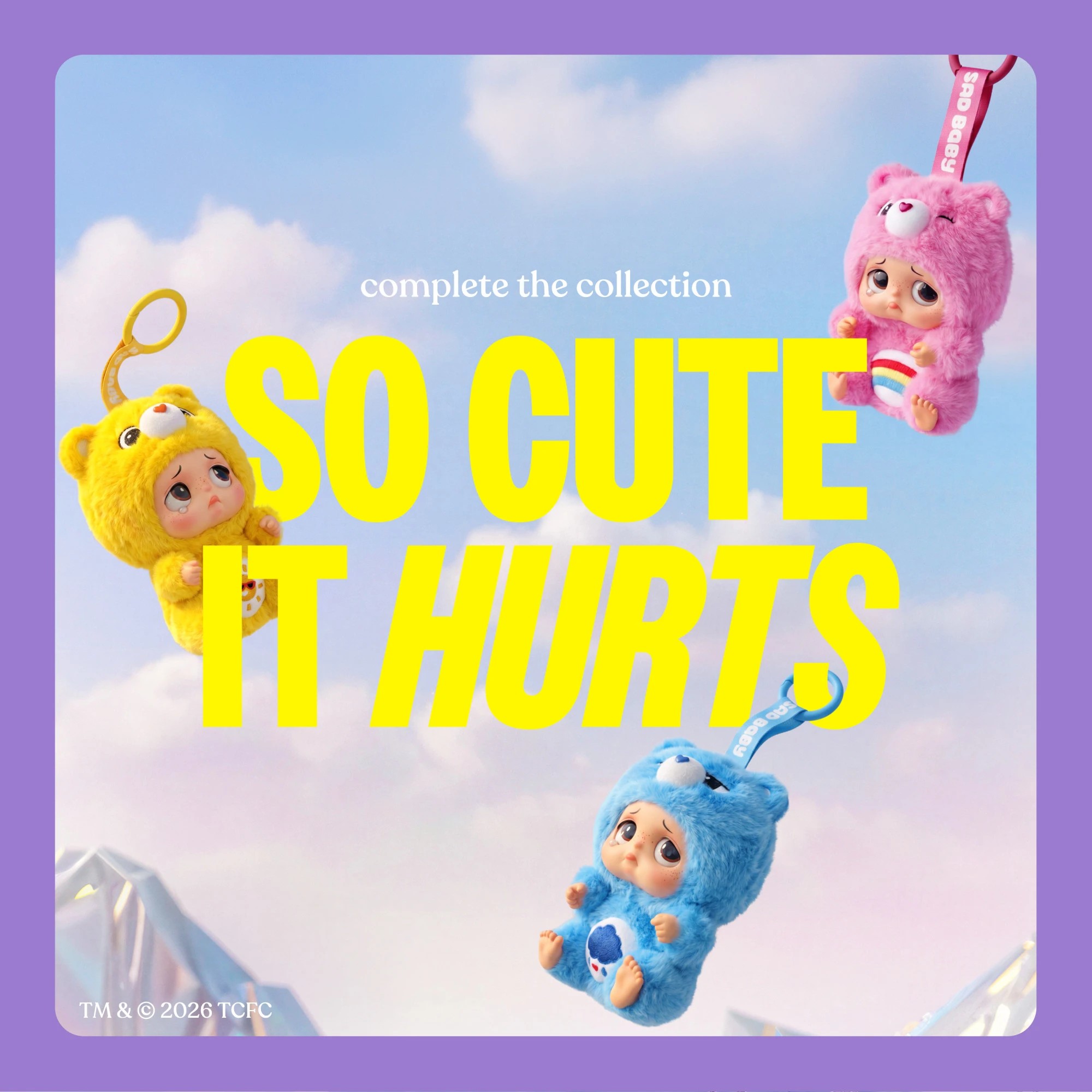 7 Starbox Sad Baby Care Bears by Starbox - Assorted, 7 of 10