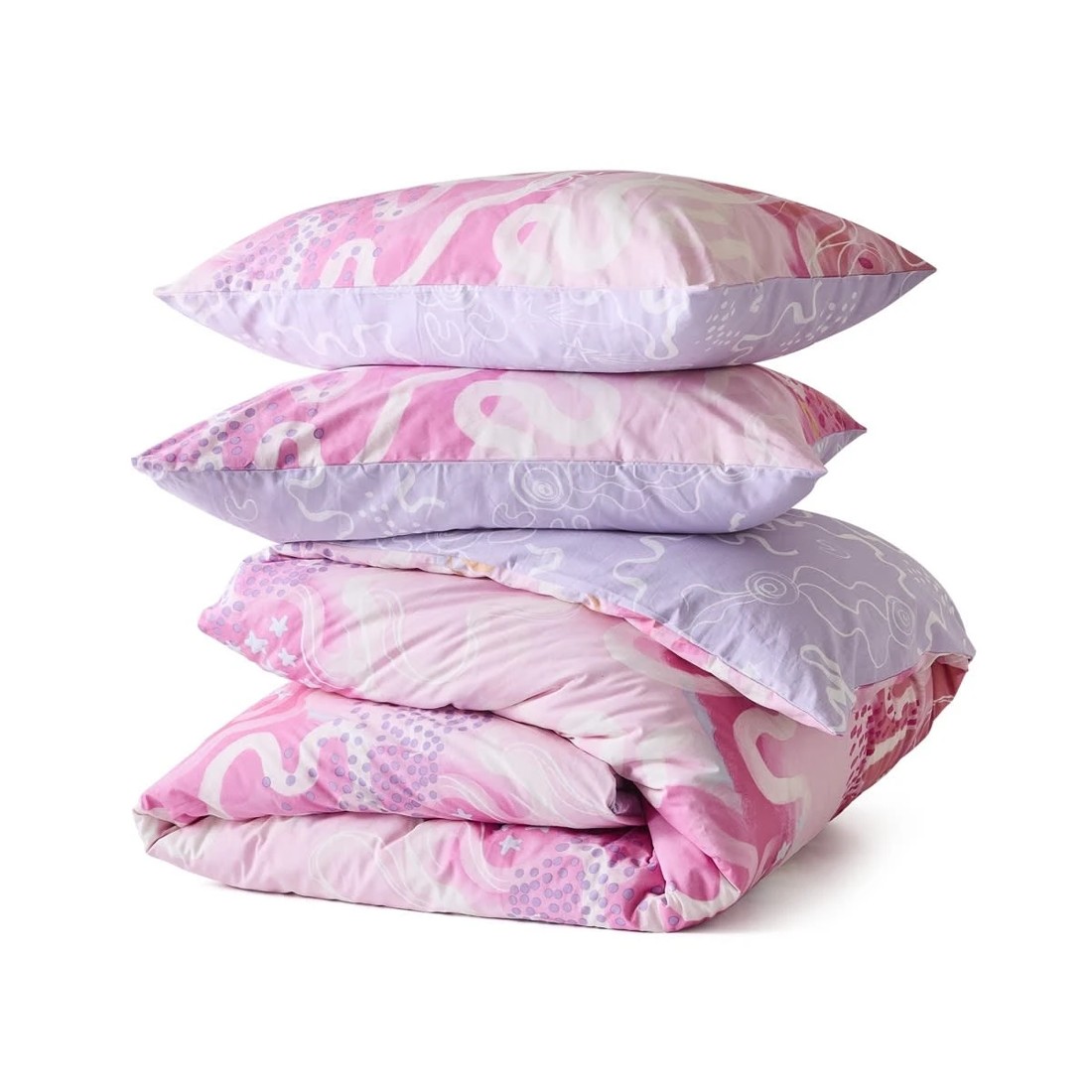 7 Rachael Sarra Flourish Cotton Rich Reversible Quilt Cover Set - King Bed, 7 of 7
