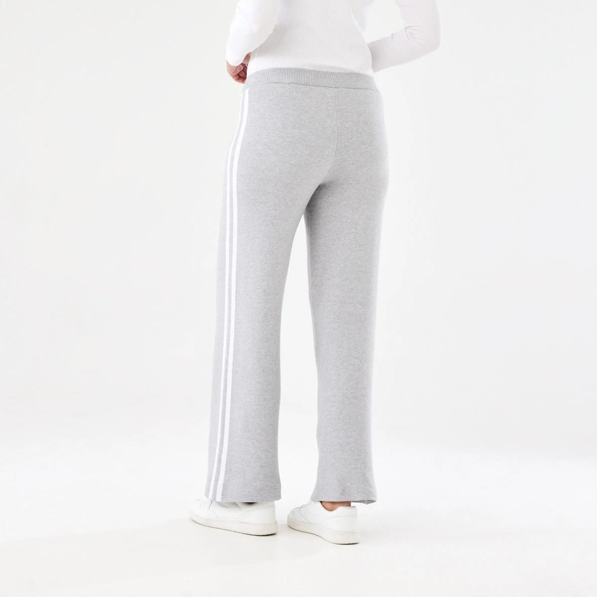 3 True Knit Side Stripe Pants Slvr Marle, 3 of 5