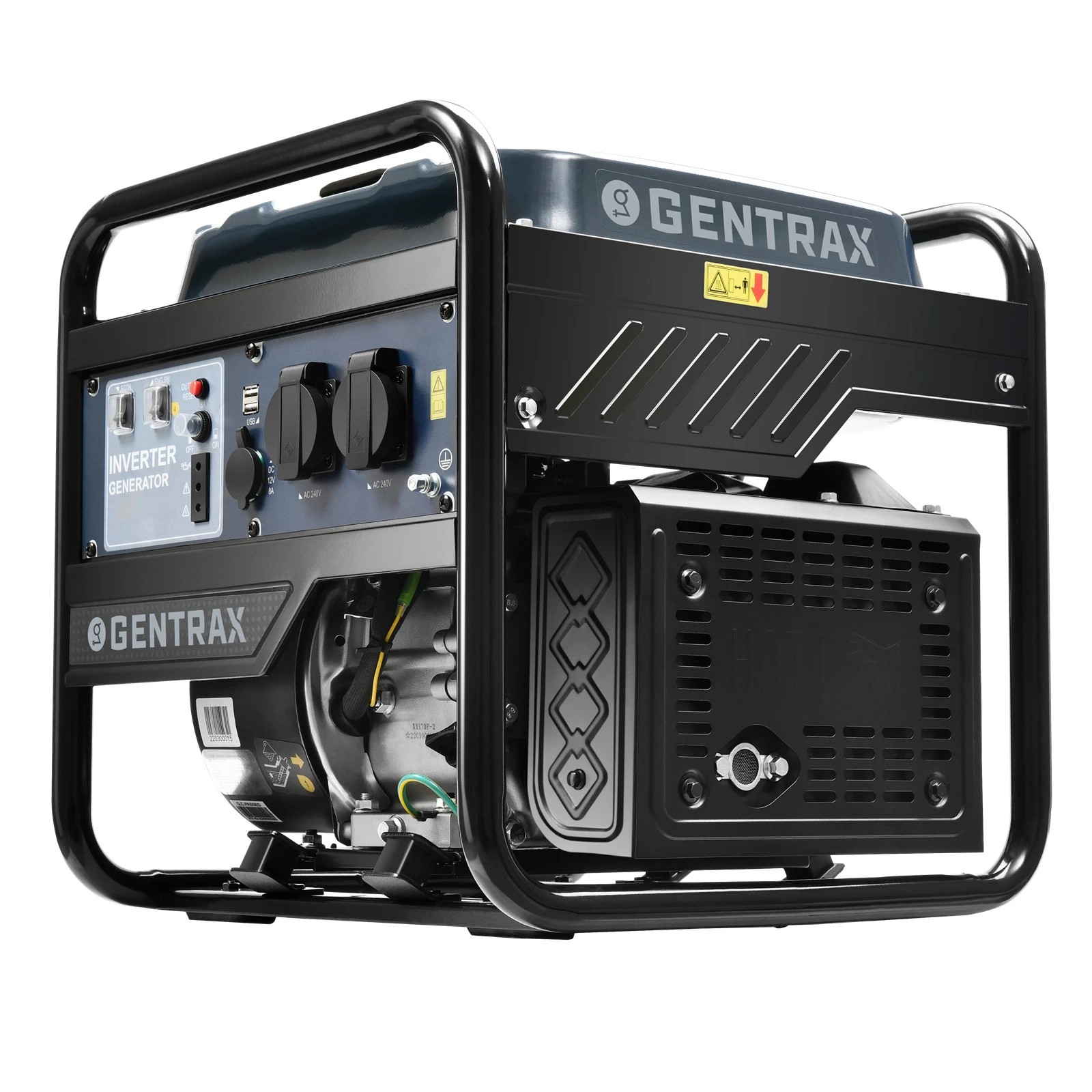 10 GENTRAX G3500 3.5kW Max 3.0kW Rated Open Frame Inverter Generator, 12L Tank, Home & Worksite Backup, 10 of 10