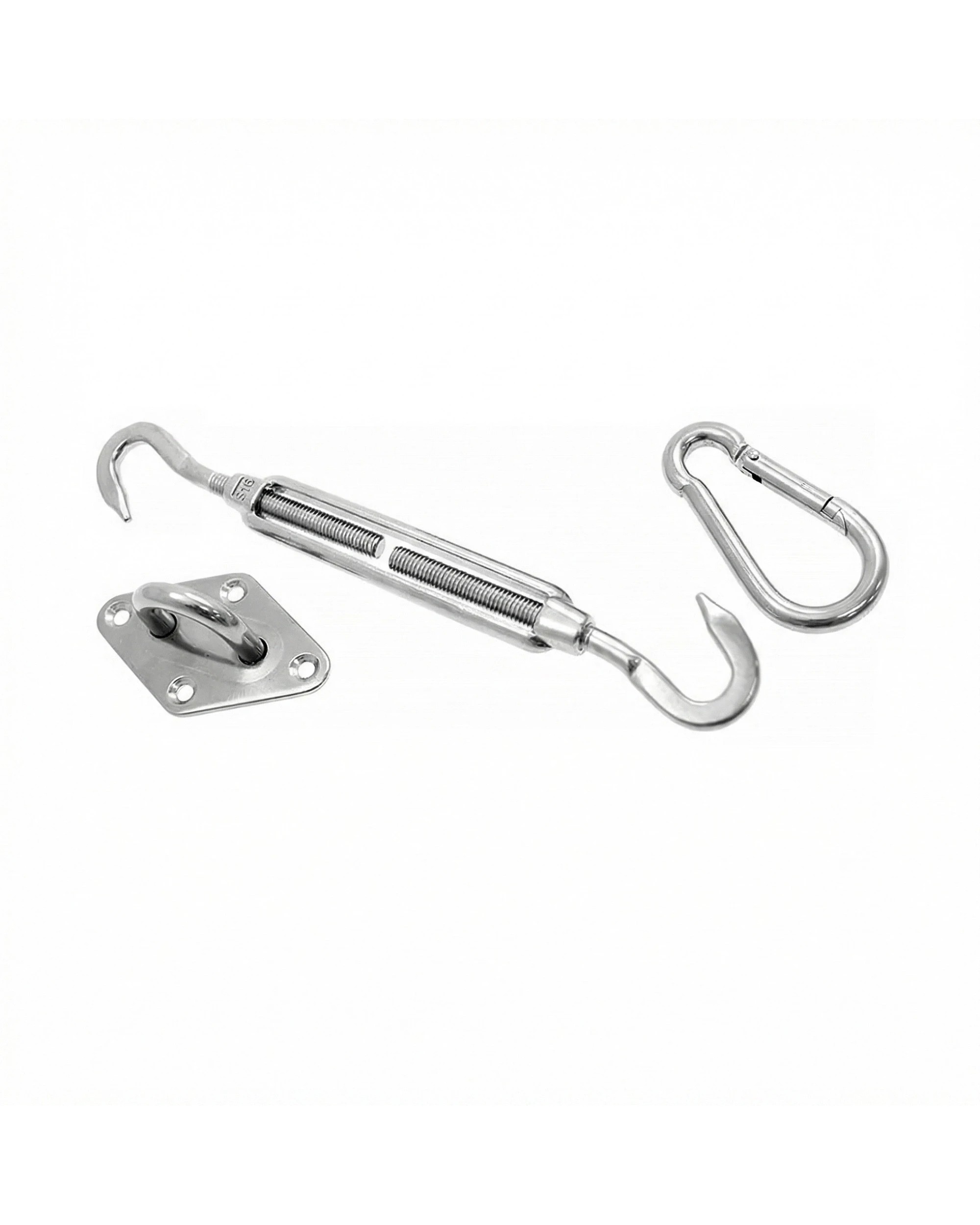 5 Wallaroo 5 x 5M Outdoor Sun Shade Sail Canopy Square - Grey, 5 of 6