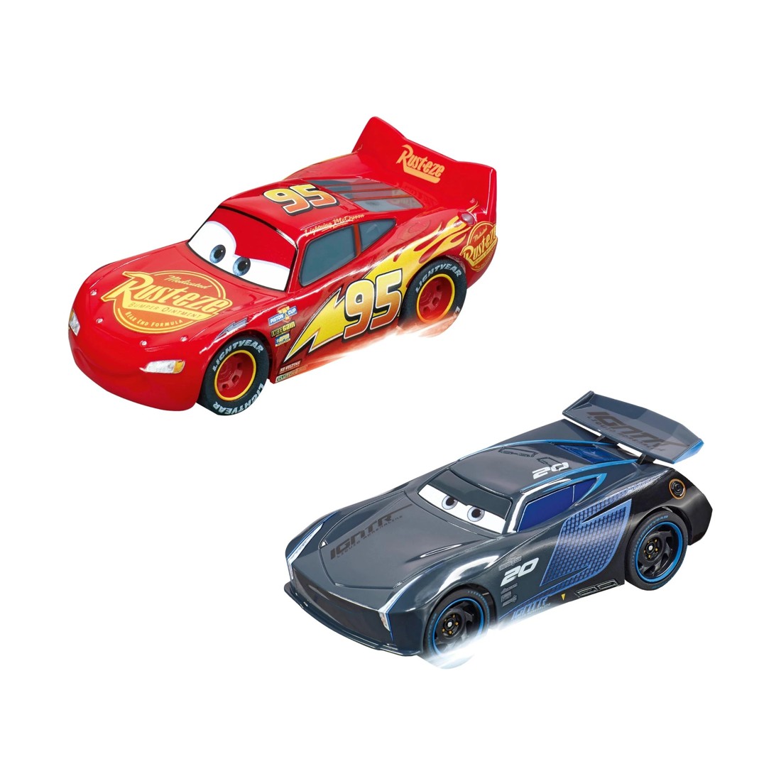 4 Carrera Go!!! Disney Pixar Cars Neon Lights Slot Car Set - Multi, 4 of 4
