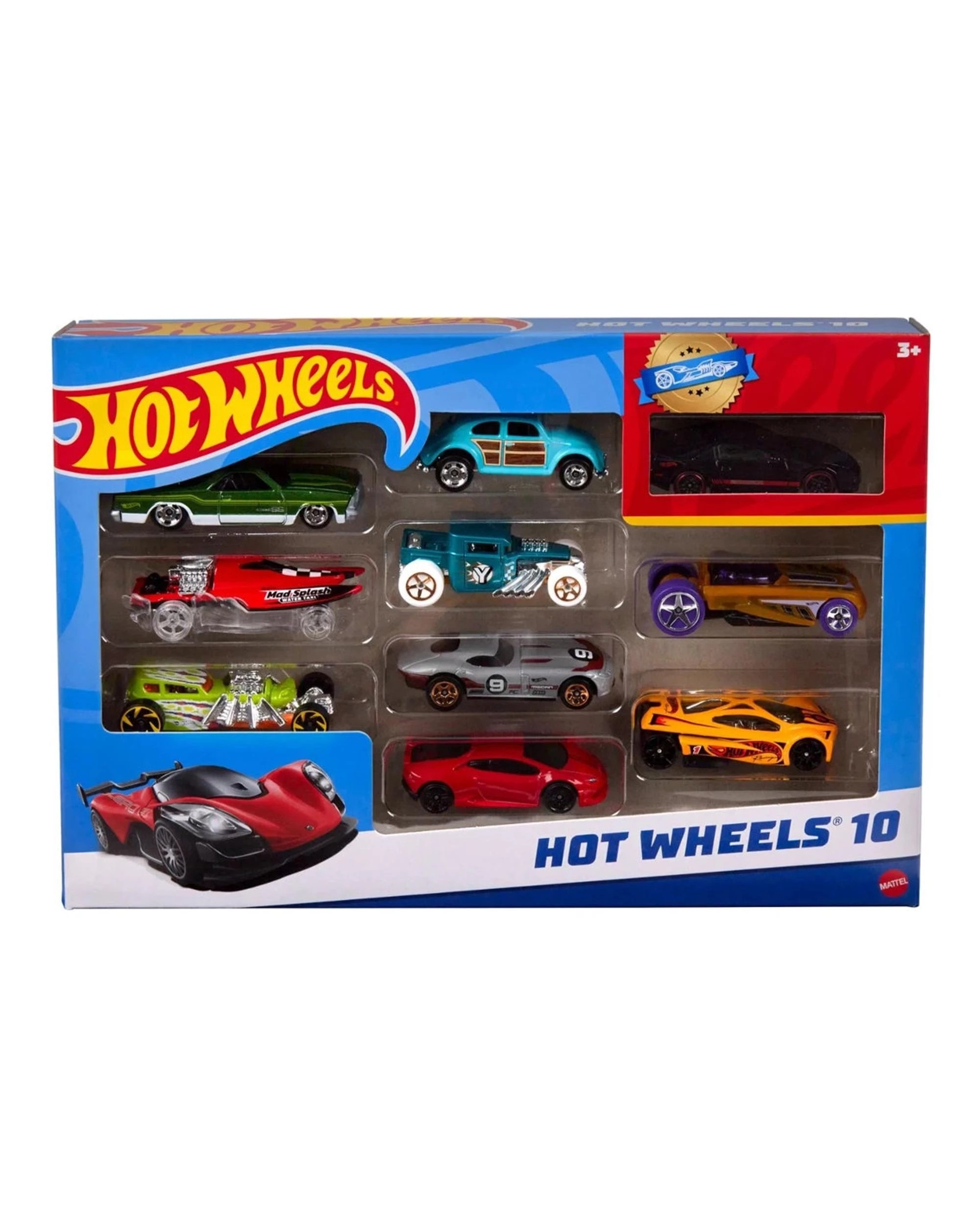 1 Mattel Hot Wheels 10-Pack Assortment, 1 of 2