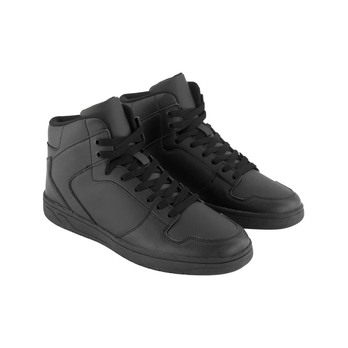 4 High Top Sneakers Black, 4 of 5