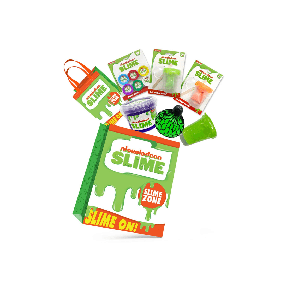 1 Nickelodeon Slime Party Toy Showbag With Variety Slime Set And Tote Bag
 - Multi, 1 of 3