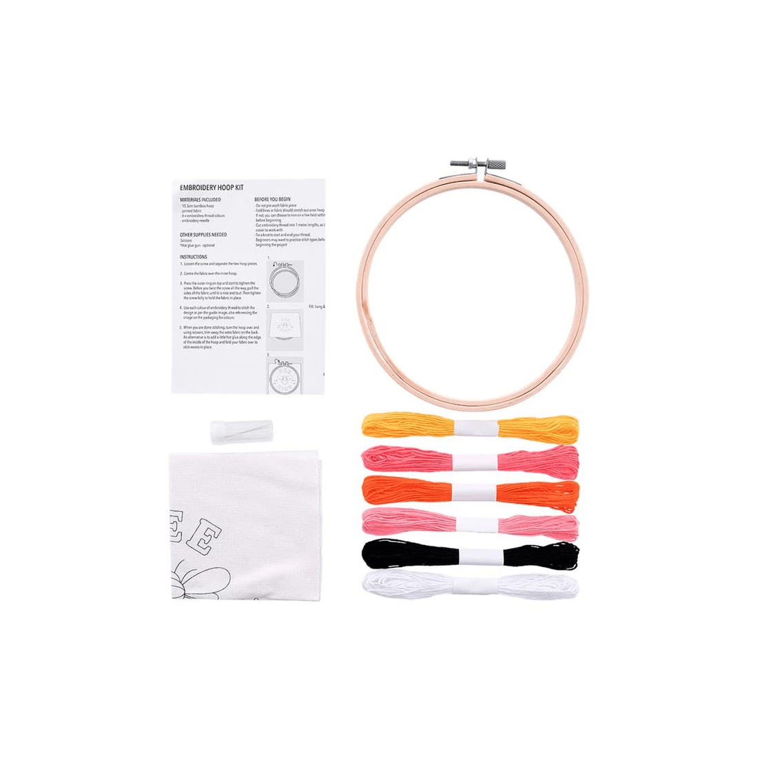 3 Born Embroidery Kit Bee Kind, 3 of 3