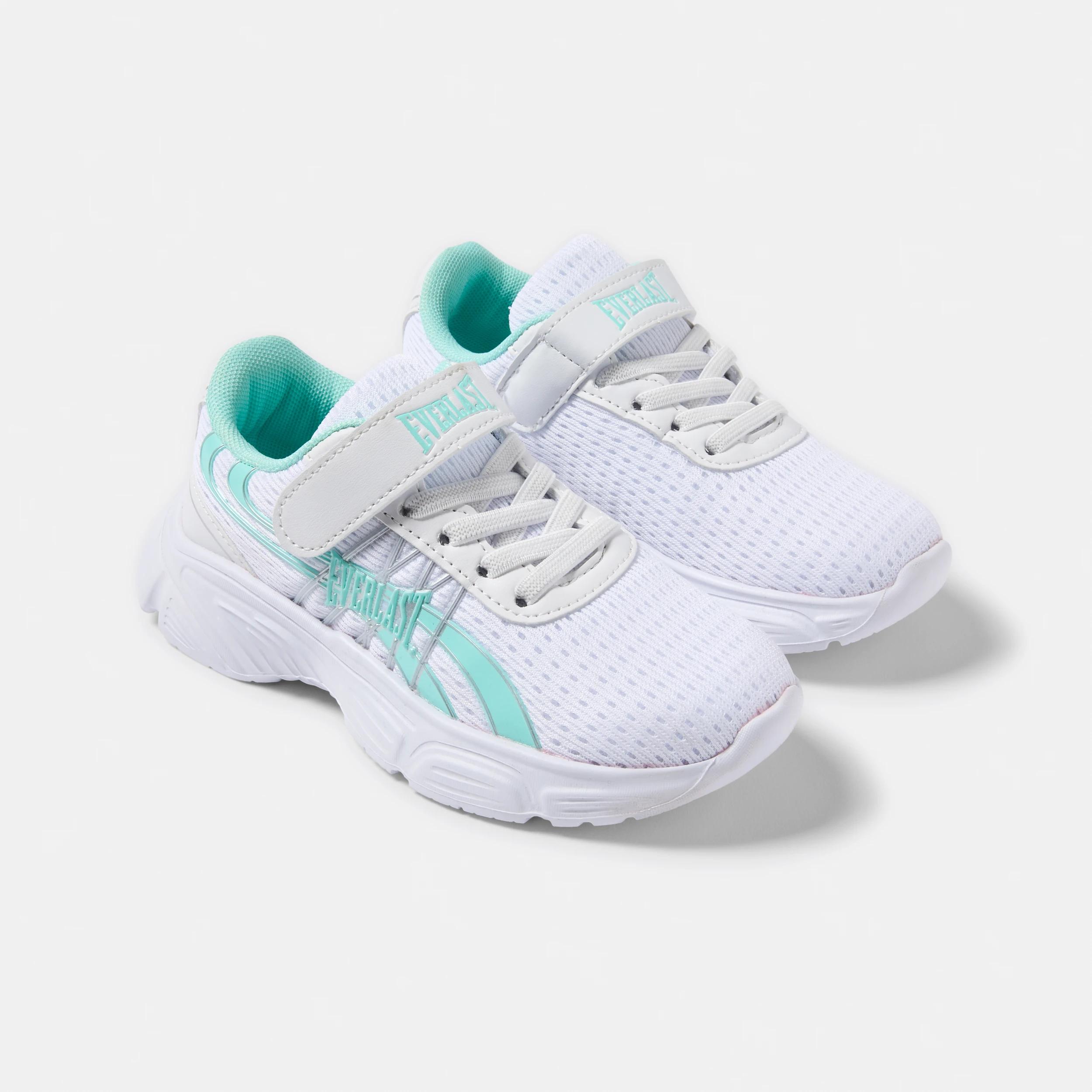 4 Everlast Kids Fowler Sneakers WHITE LIGHT BLUE, 4 of 5