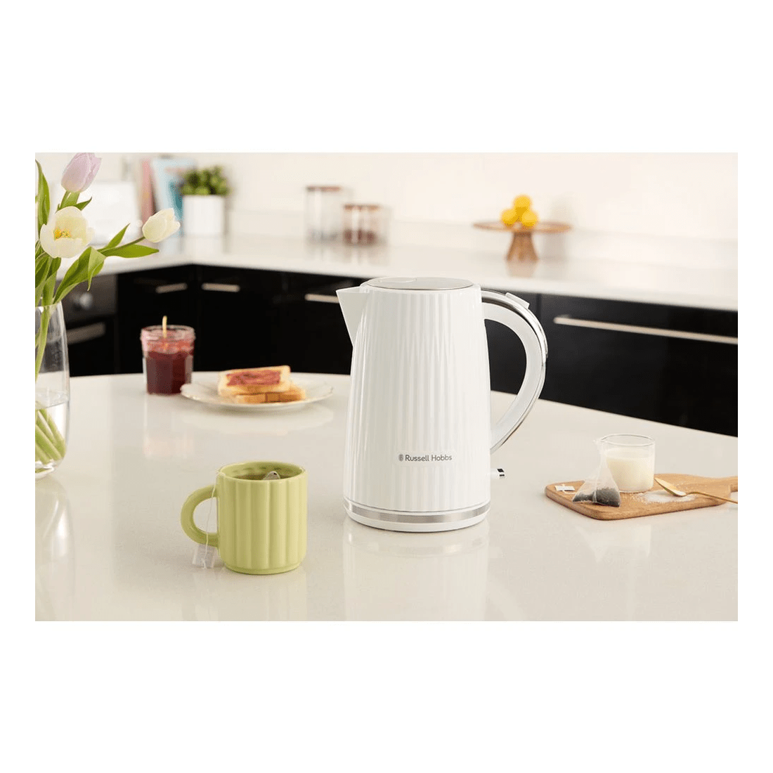 5 Russell Hobbs 1.7L Eden Kettle - White, 5 of 7