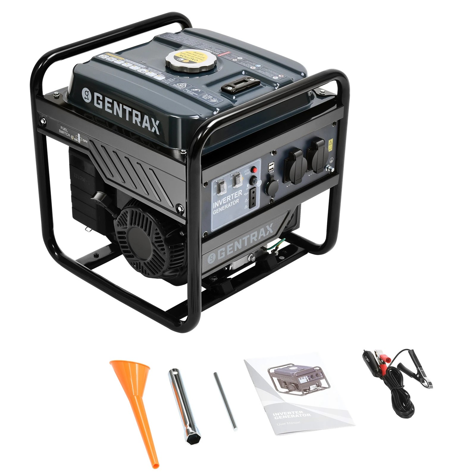 4 GENTRAX G3500 3.5kW Max 3.0kW Rated Open Frame Inverter Generator, 12L Tank, Home & Worksite Backup, 4 of 10