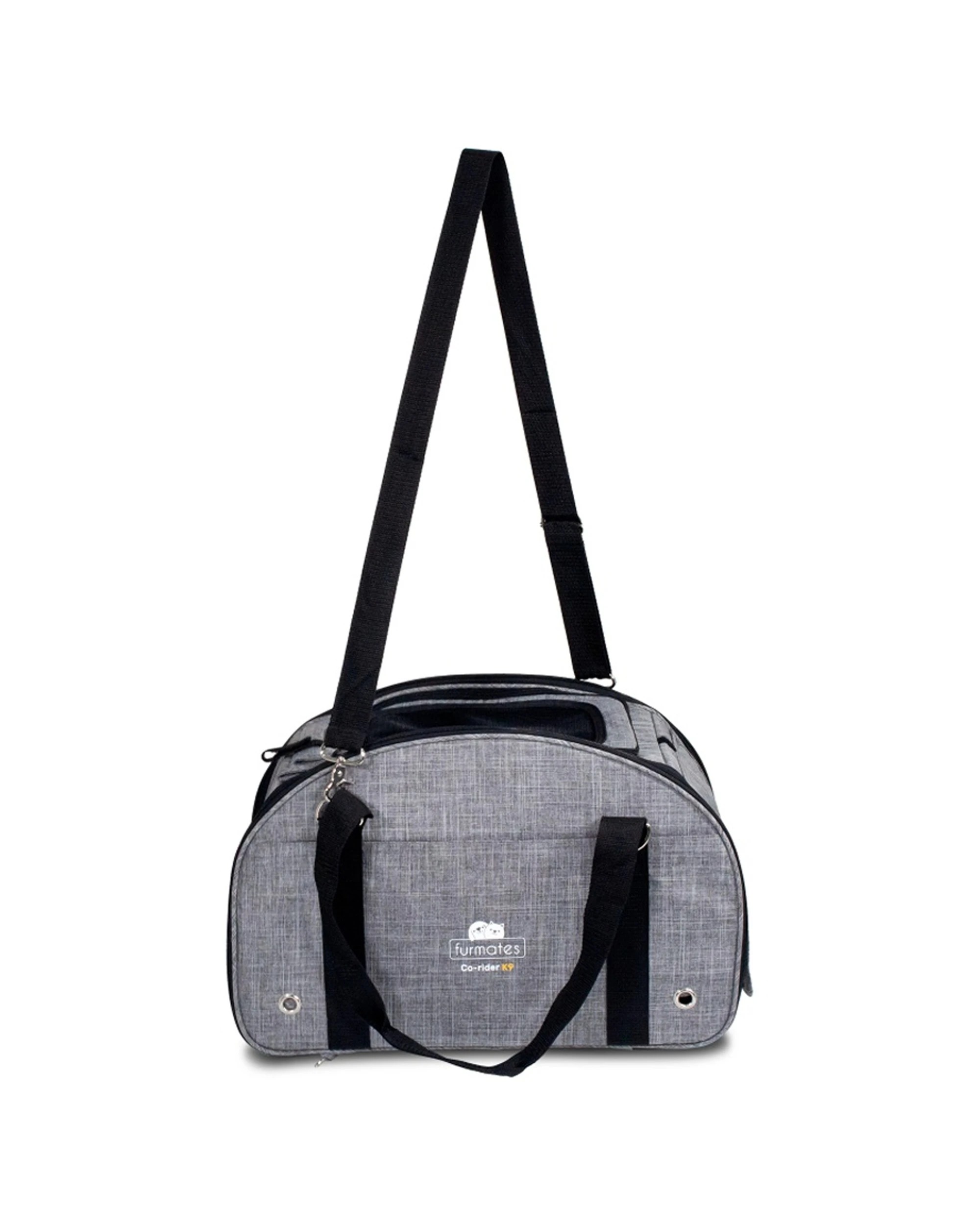 3 Furmates Co-Rider K9 4 Wheel Pet Trailer Pram Stroller With Detachable Carrier - Grey, 3 of 5