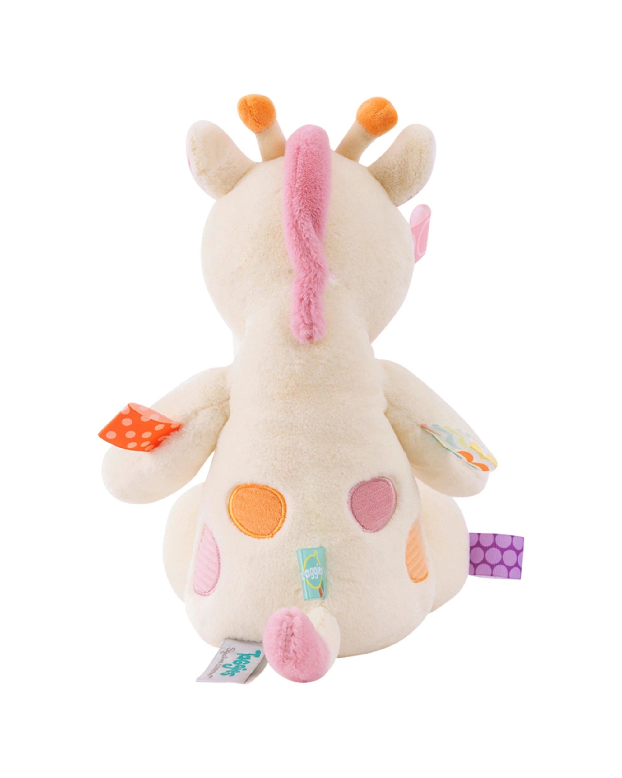 6 Mary Meyer Taggies 2pc Tilly Giraffe Soft Plush Kids Toy 30cm - Green, 6 of 6