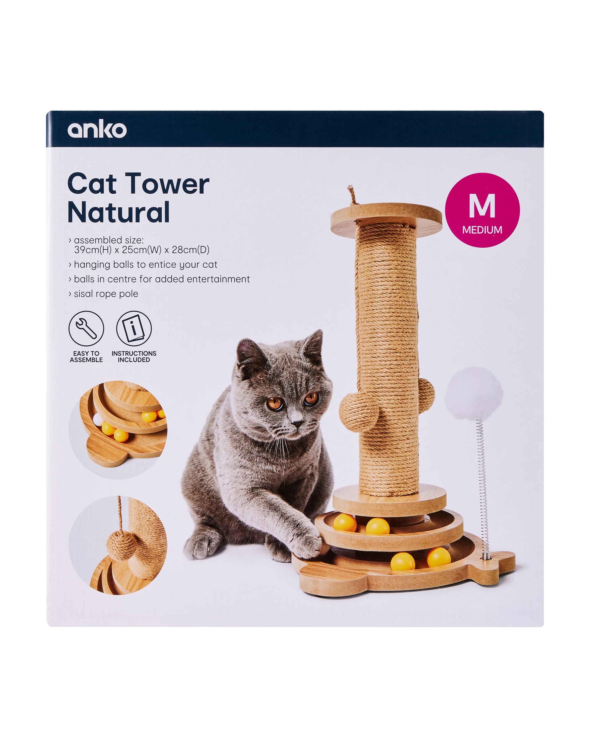 9 Cat Tower - Natural, 9 of 9